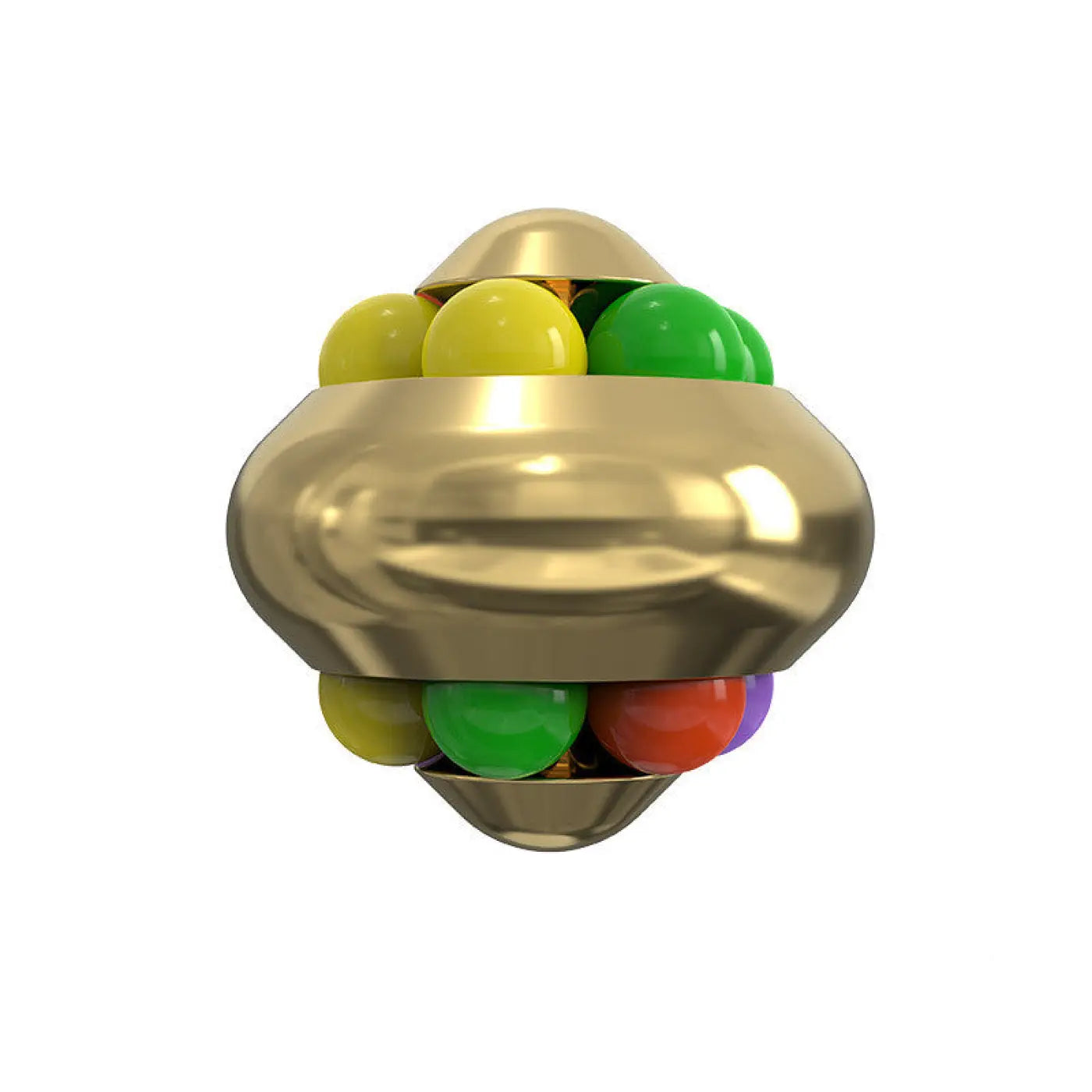 The Ball Depot novelty ball: Aluminum Alloy Psychedelic Magic Educational Ball