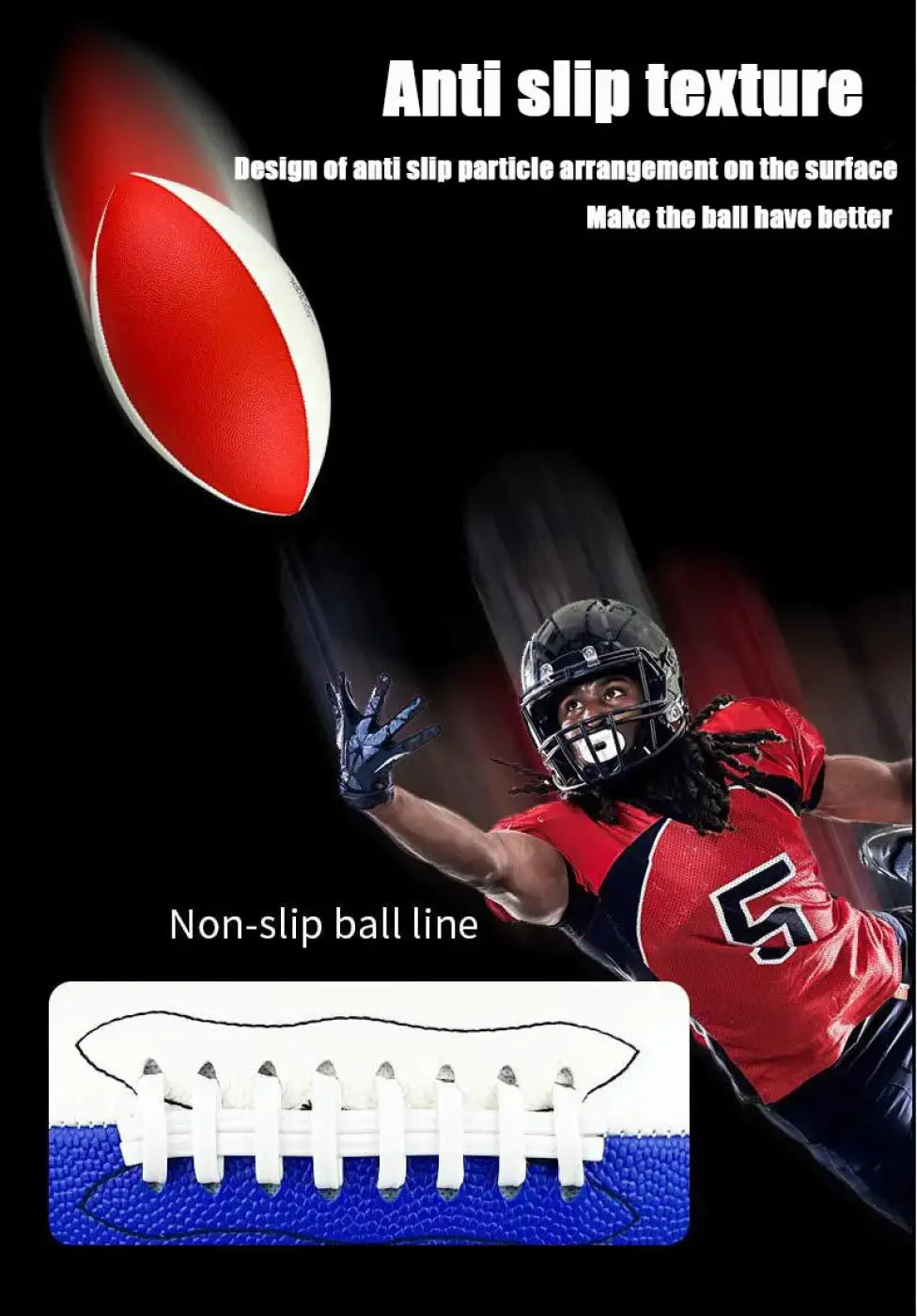 The Ball Depot american football: American football game training ball