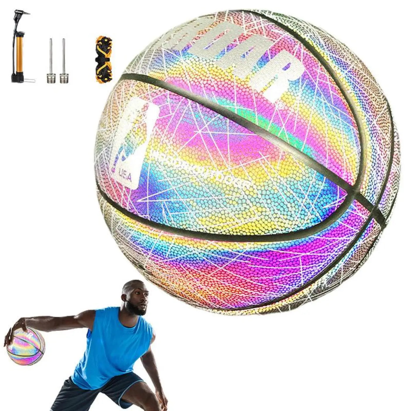 The Ball Depot basketball: Anti-slip Reflective Basketball