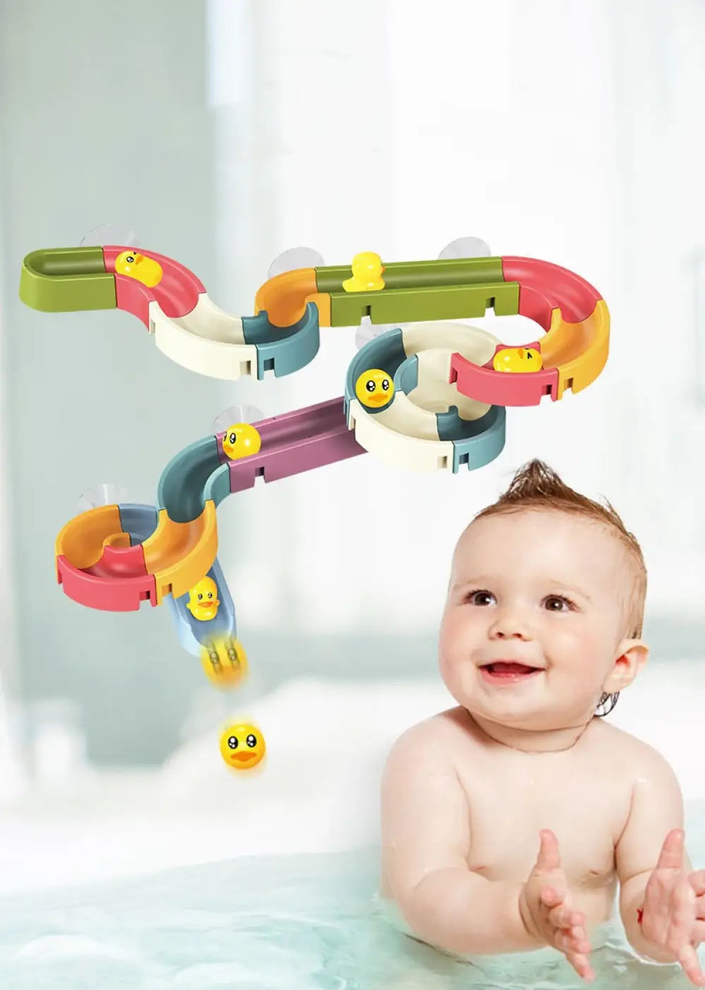 The Ball Depot baby balls: Assembling Track Ball Bath Toy