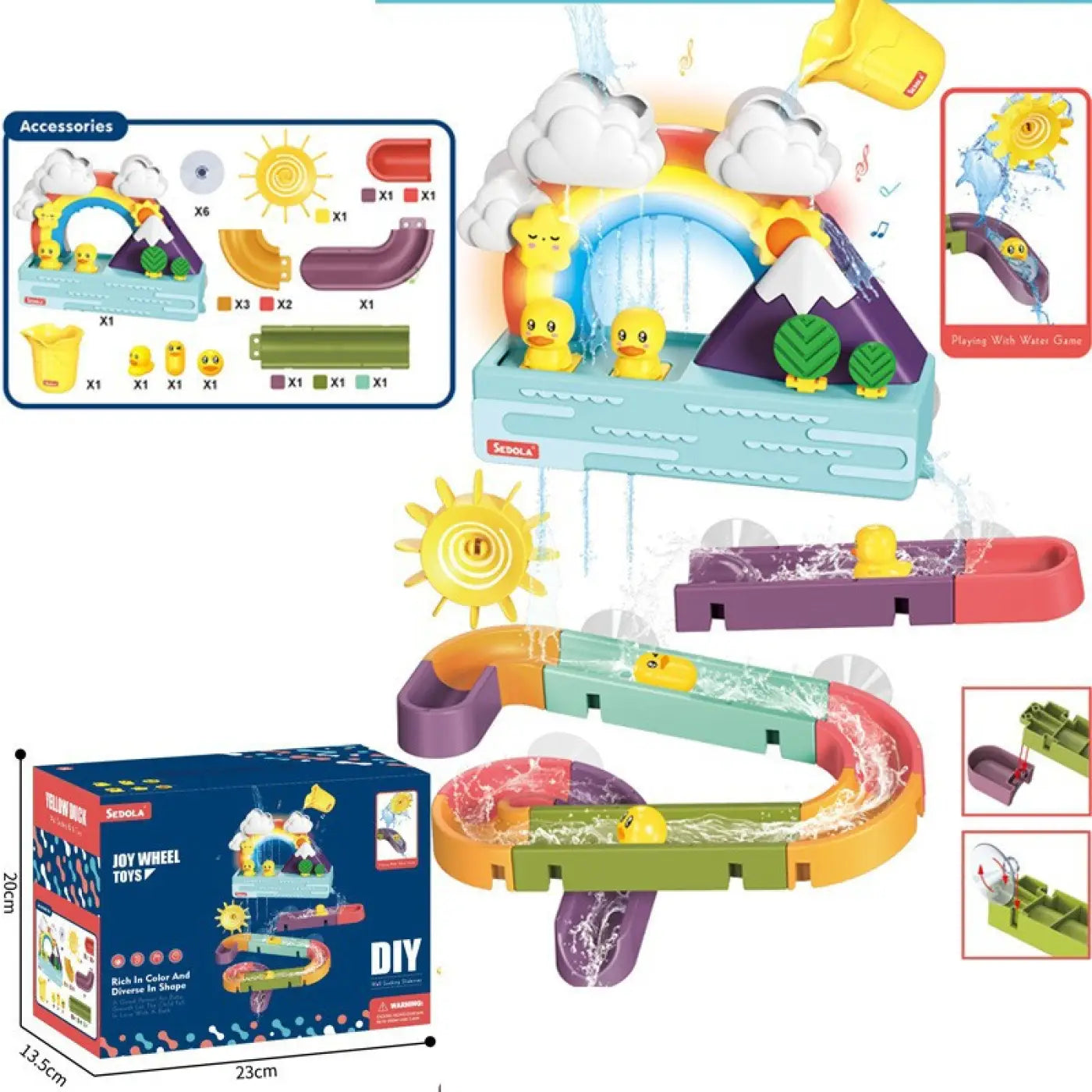 The Ball Depot baby balls: Assembling Track Ball Bath Toy