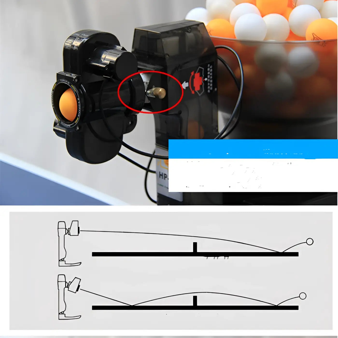 The Ball Depot Accessories: Authentic Multi Rotation Table Tennis Server For Home Use