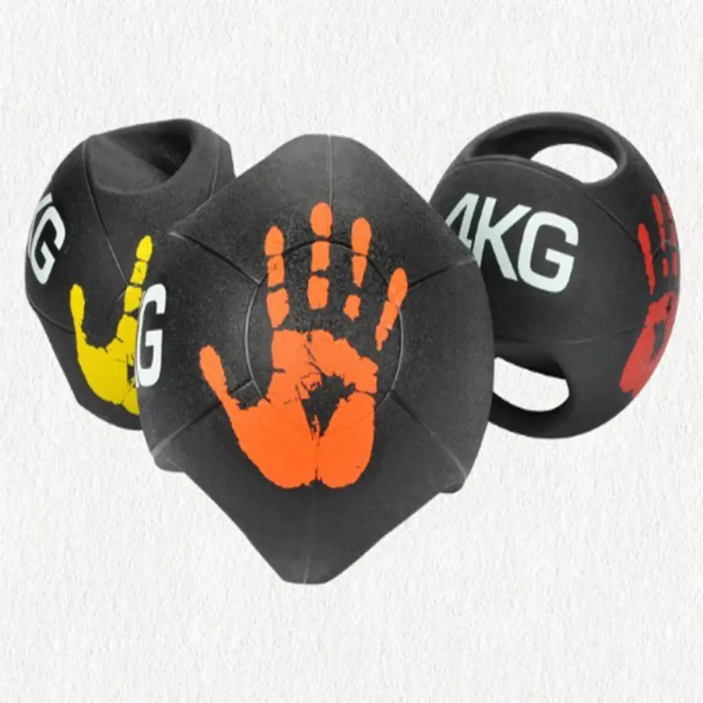The Ball Depot : AW Cheap Price Gym Training Medicine Ball Handle Exercise TPR Rubber Weighted Ball 3kgs-10kgs Hand Grip Eco-Friendly Combo Set
