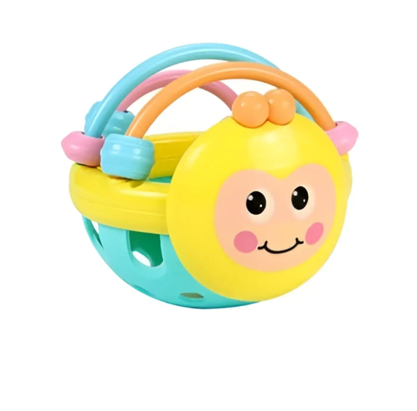 The Ball Depot baby balls: Baby bee soft rubber teething ball rattle