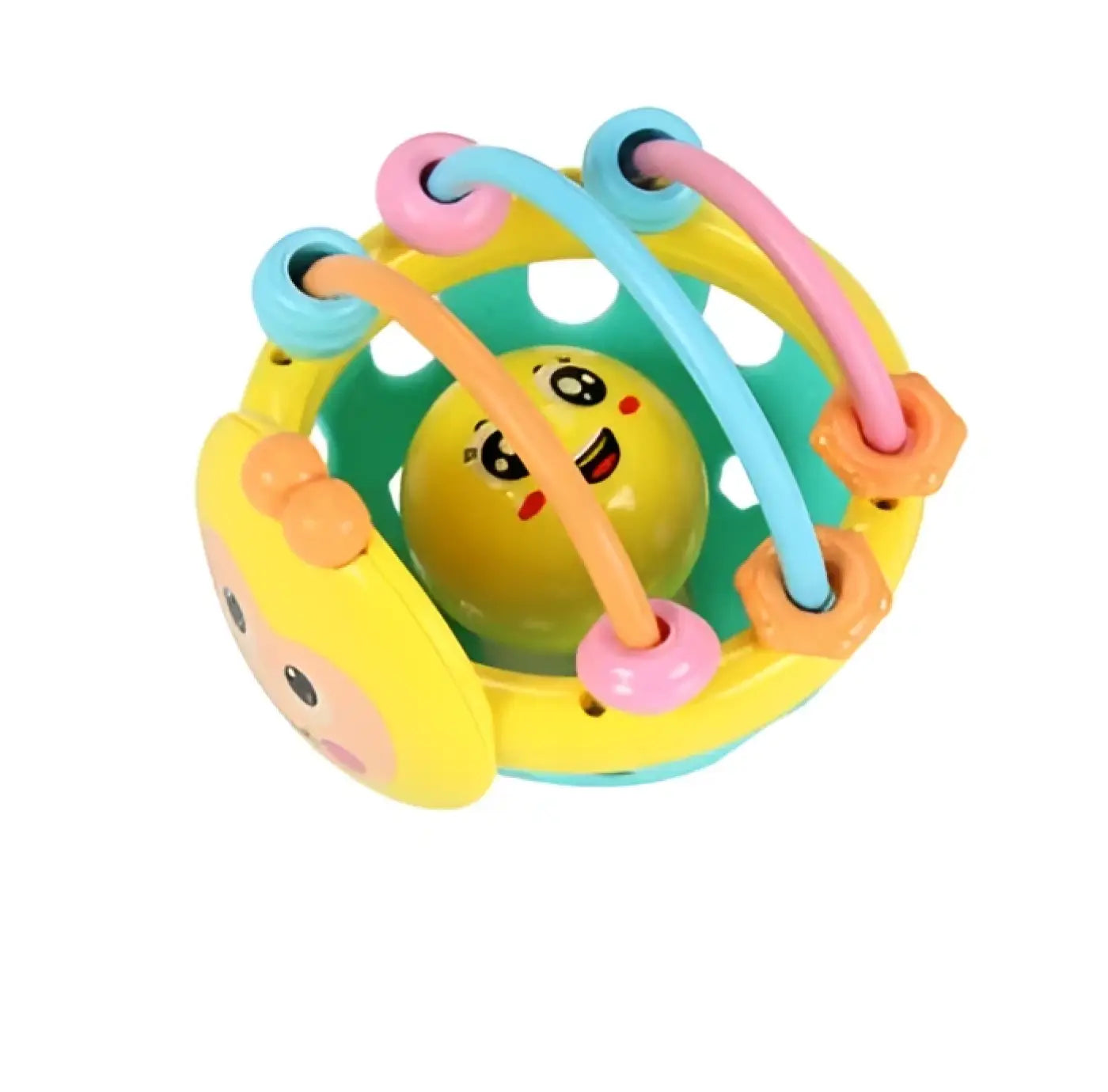 The Ball Depot baby balls: Baby bee soft rubber teething ball rattle