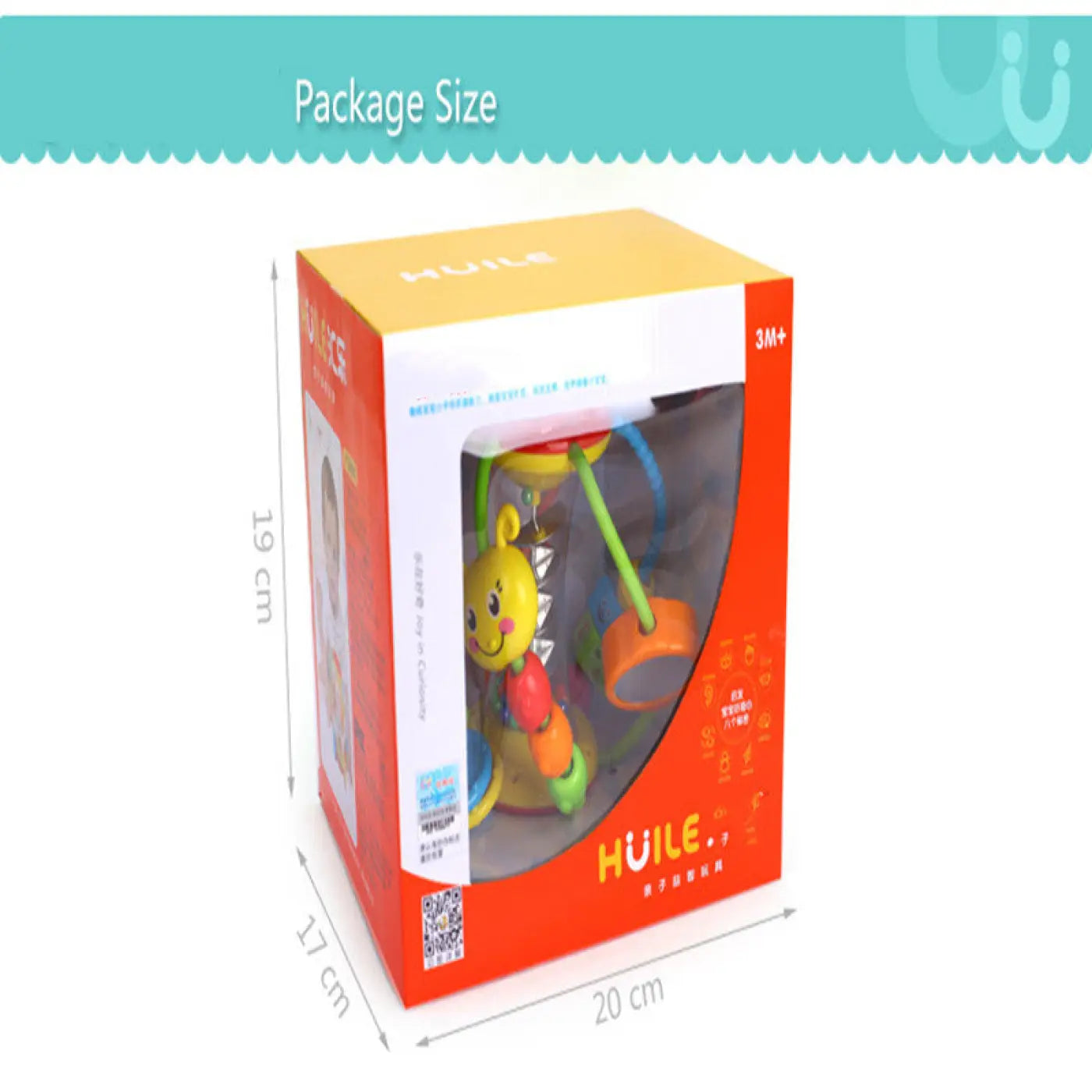 The Ball Depot baby balls: Baby hand holding rattle ball