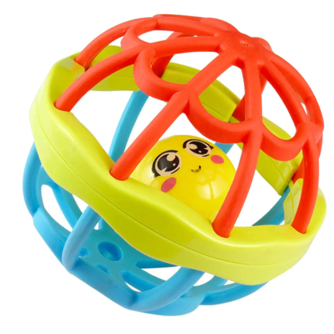 The Ball Depot baby balls: Baby Hand Rattle Soft Rubber Ball