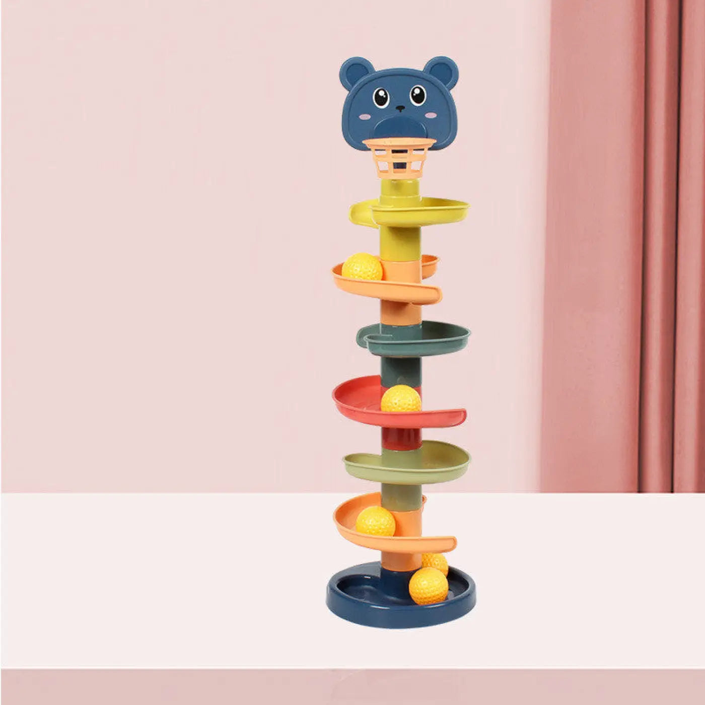 The Ball Depot baby balls: Baby Jenga Rolling Tower Ball Toy