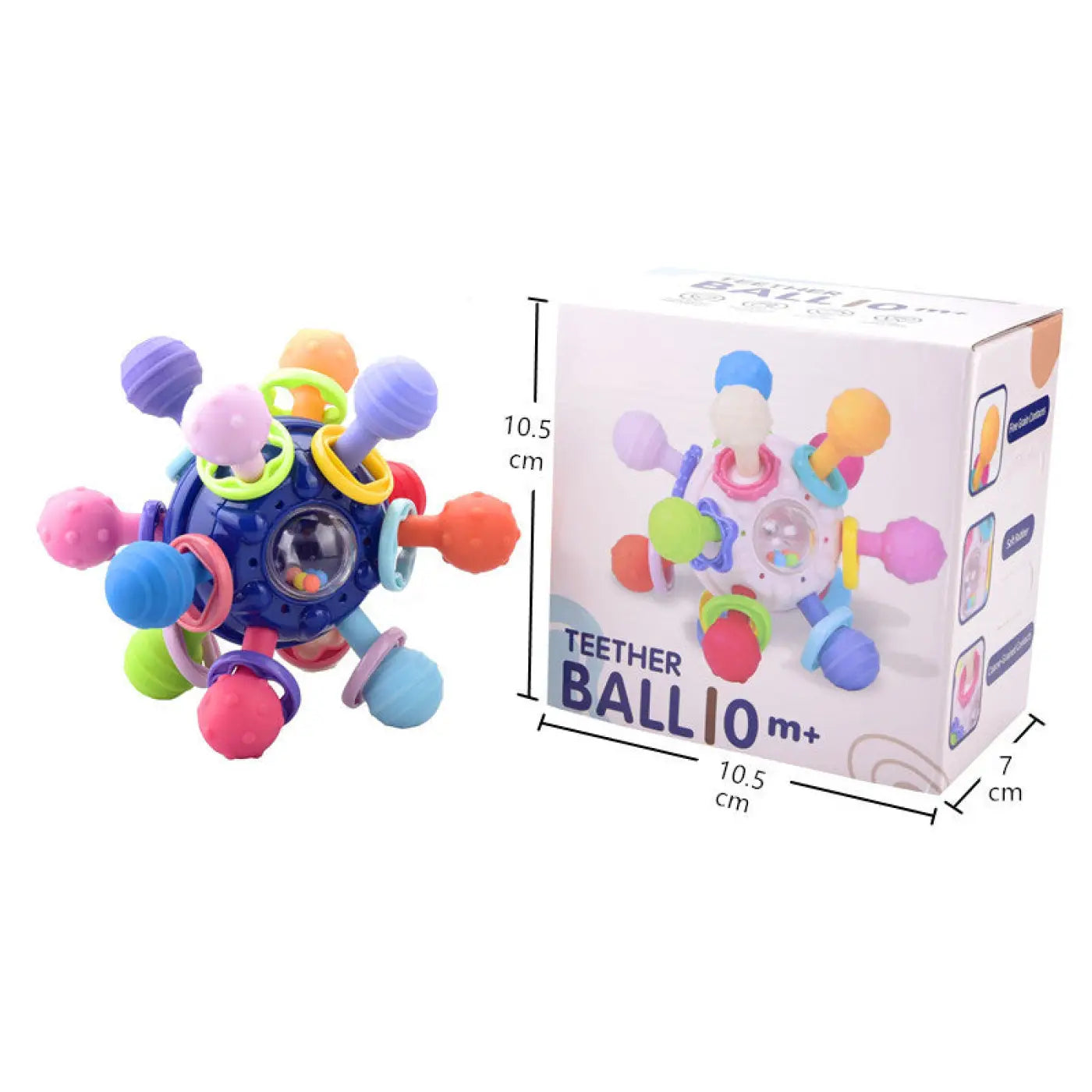 The Ball Depot baby balls: Baby Manhattan Finger Ball Rattle Toy