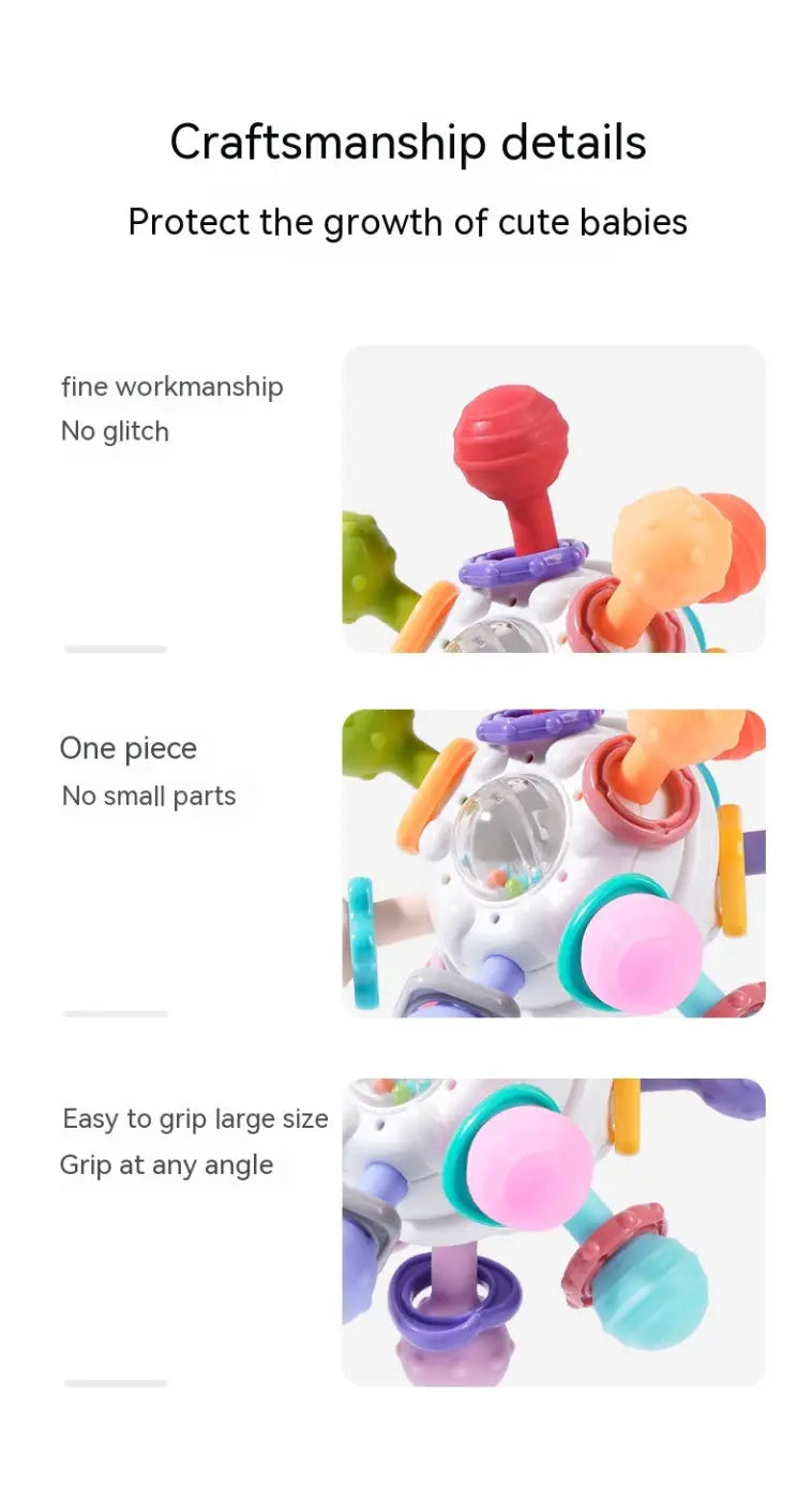 The Ball Depot baby balls: Baby Manhattan Finger Ball Rattle Toy