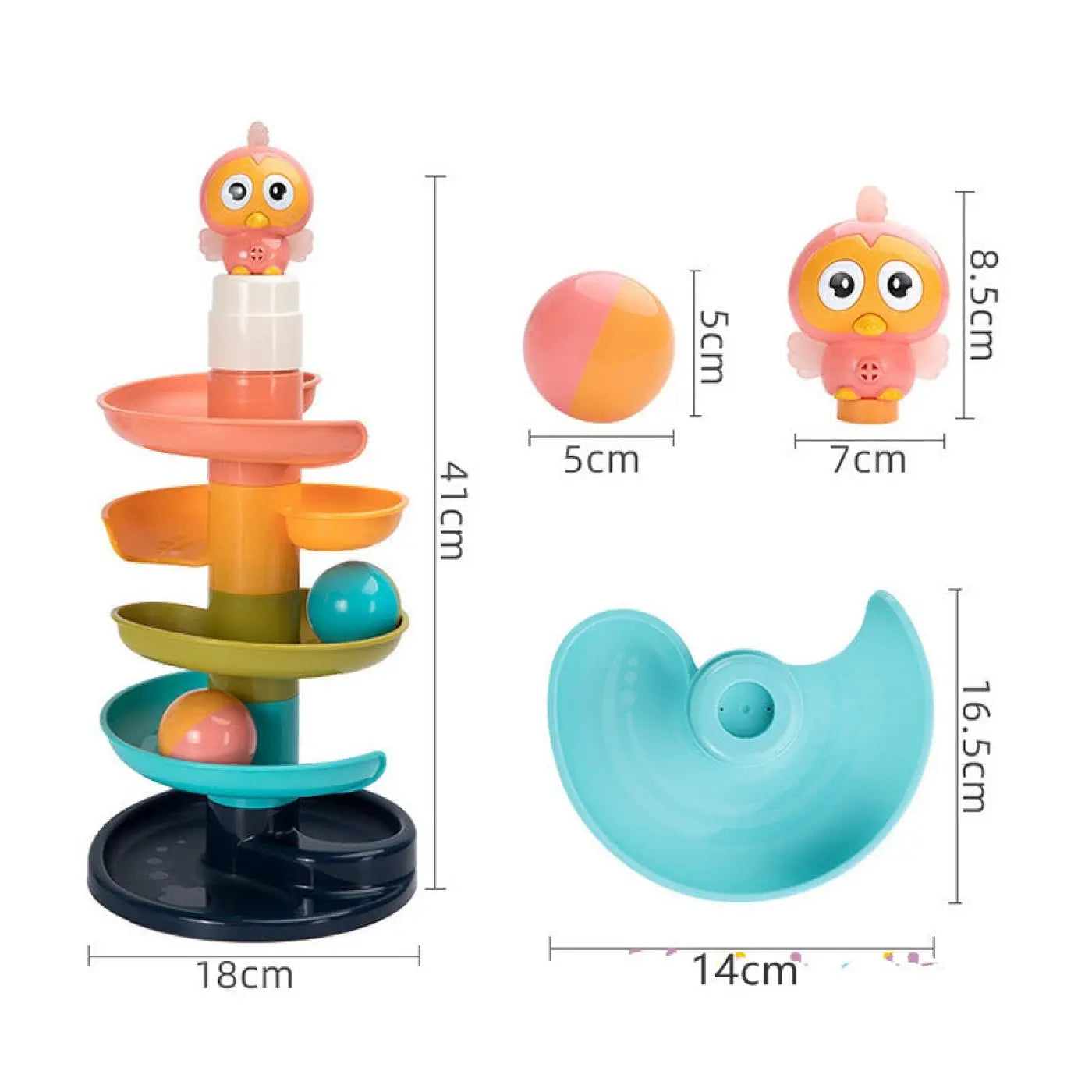 The Ball Depot baby balls: Baby Puzzle Fun Track Sliding Balls