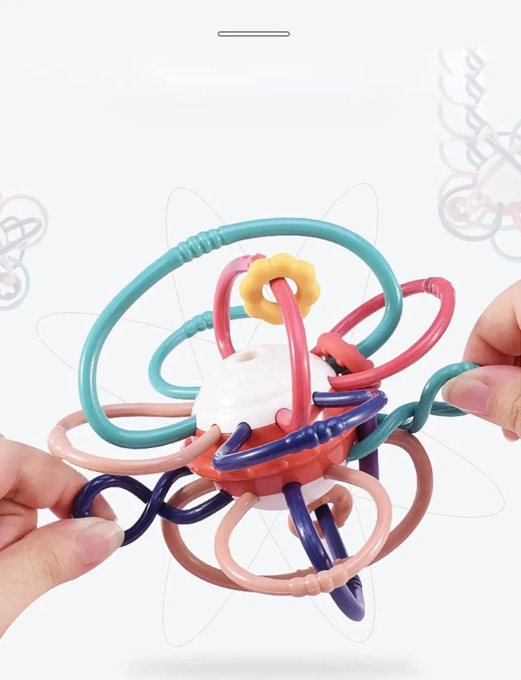 The Ball Depot baby balls: Baby Toy Rotating Manhattan Hand Ball