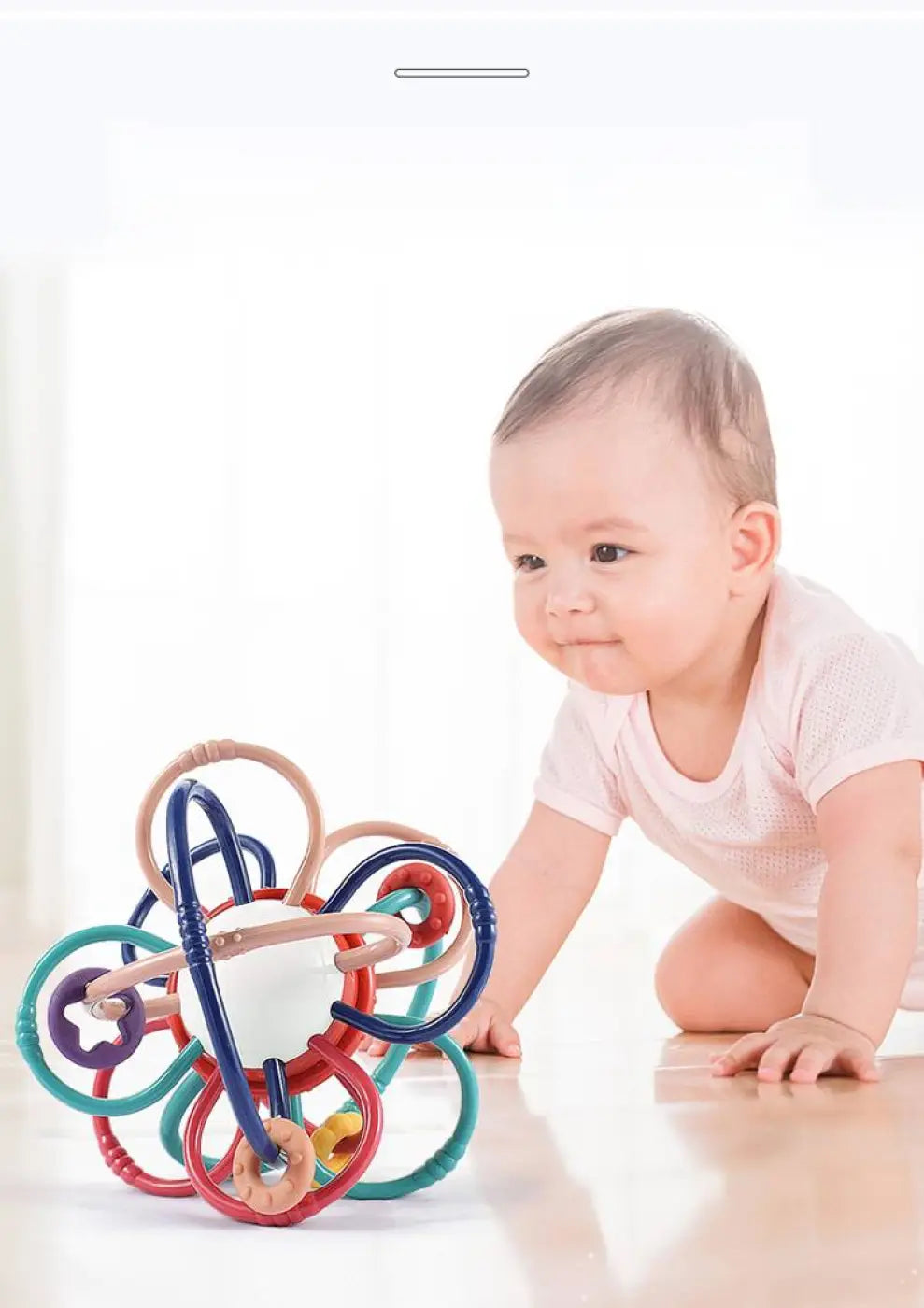 The Ball Depot baby balls: Baby Toy Rotating Manhattan Hand Ball
