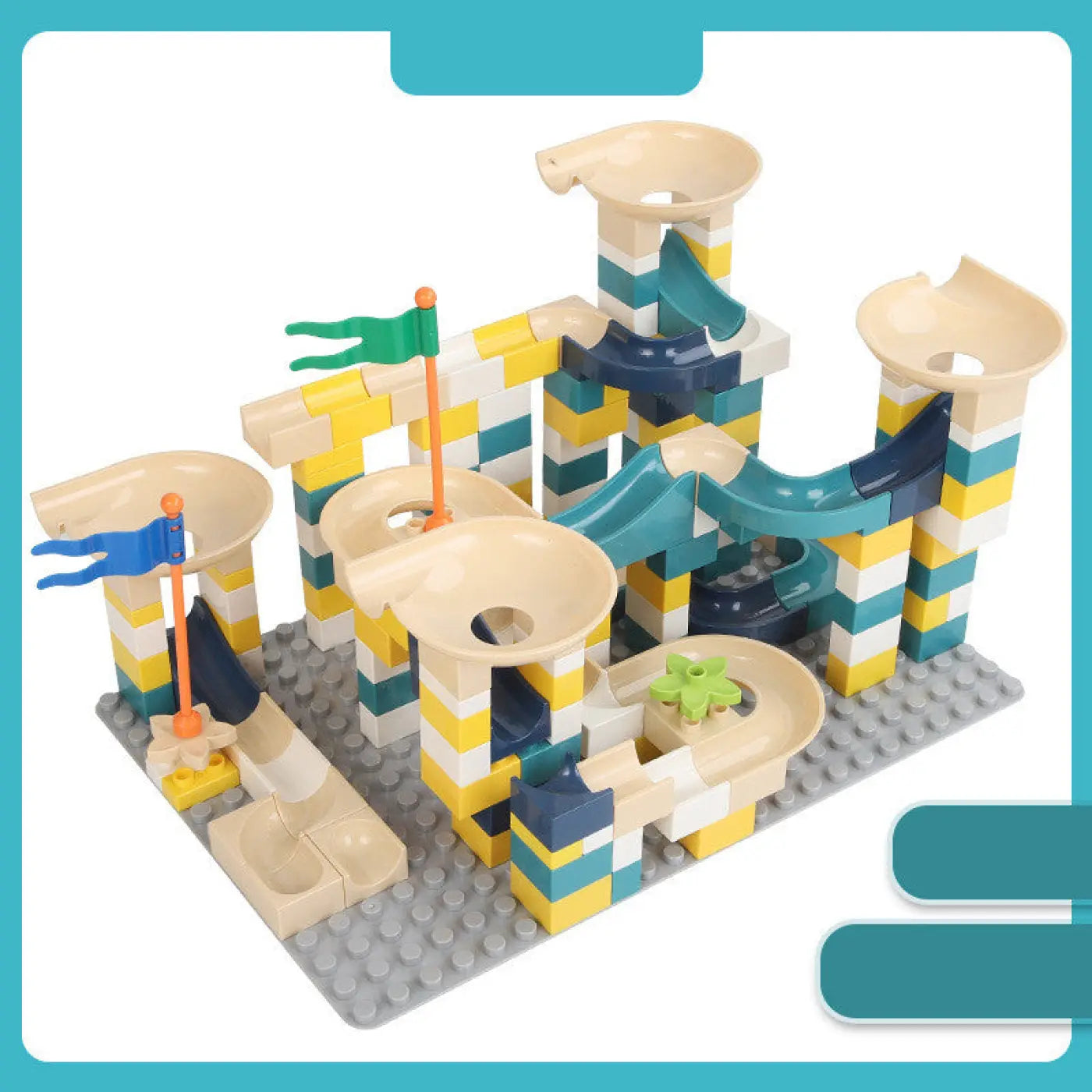 The Ball Depot puzzle ball: Ball Chute Building Blocks