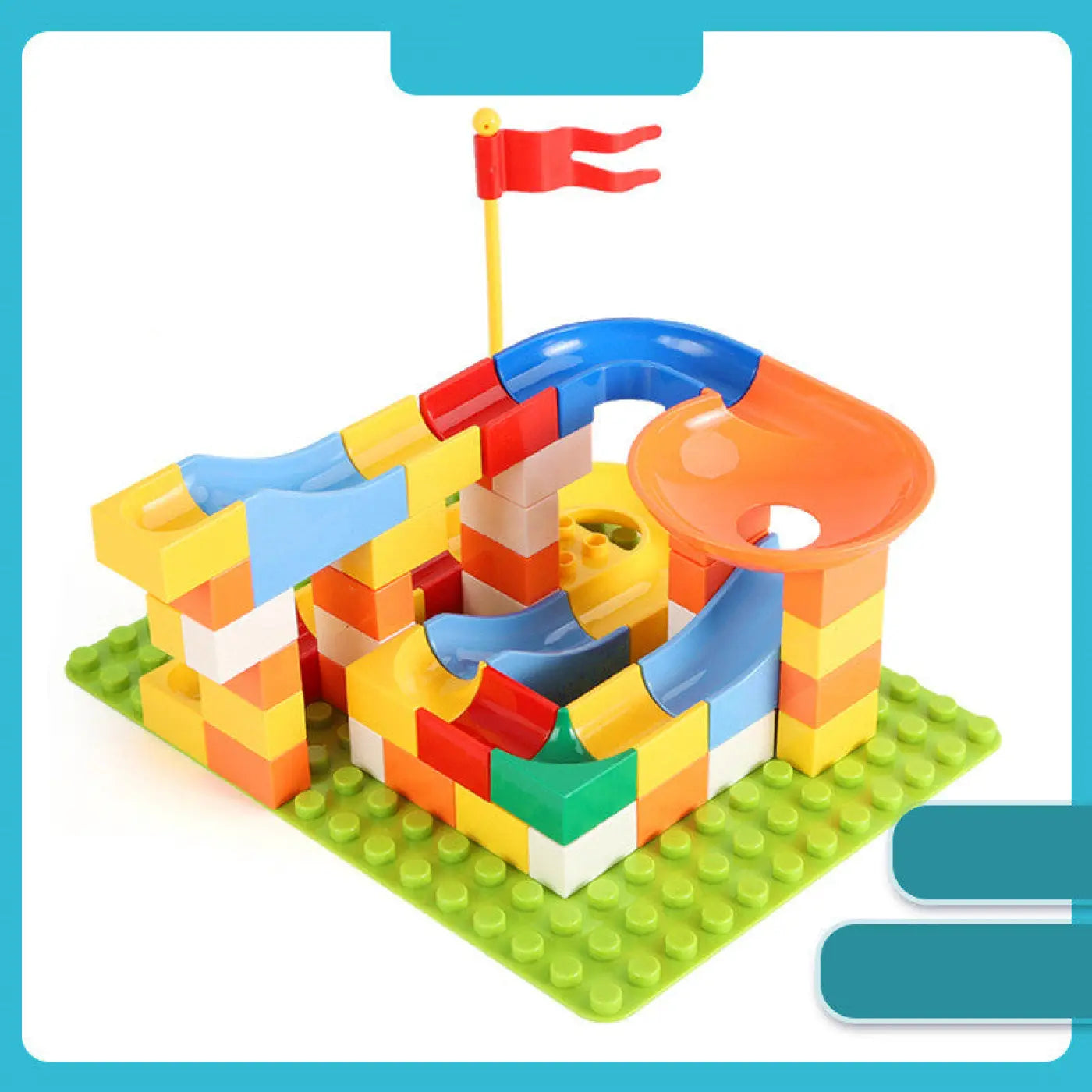 The Ball Depot puzzle ball: Ball Chute Building Blocks