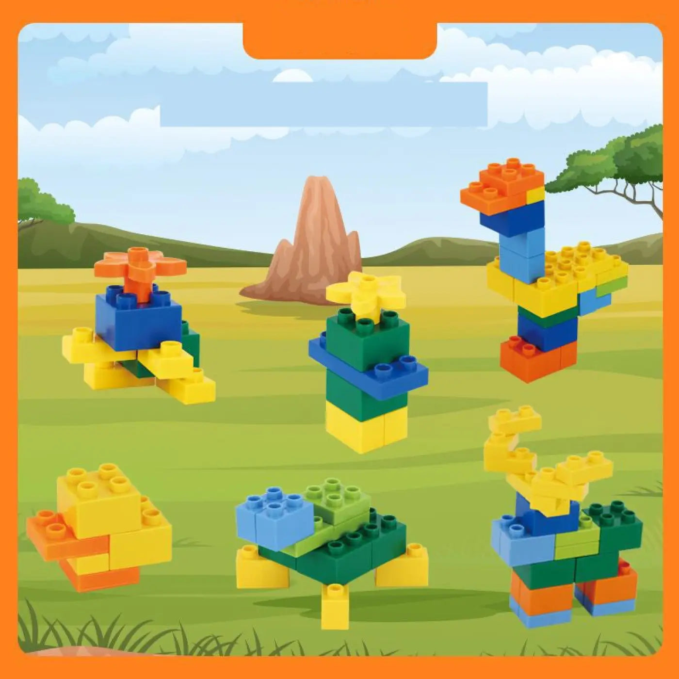 The Ball Depot puzzle ball: Ball Chute Building Blocks