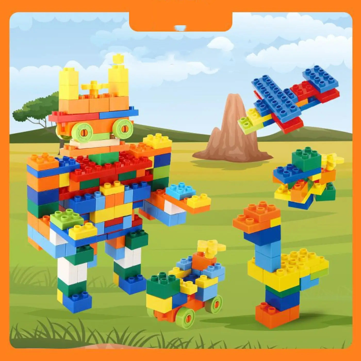 The Ball Depot puzzle ball: Ball Chute Building Blocks