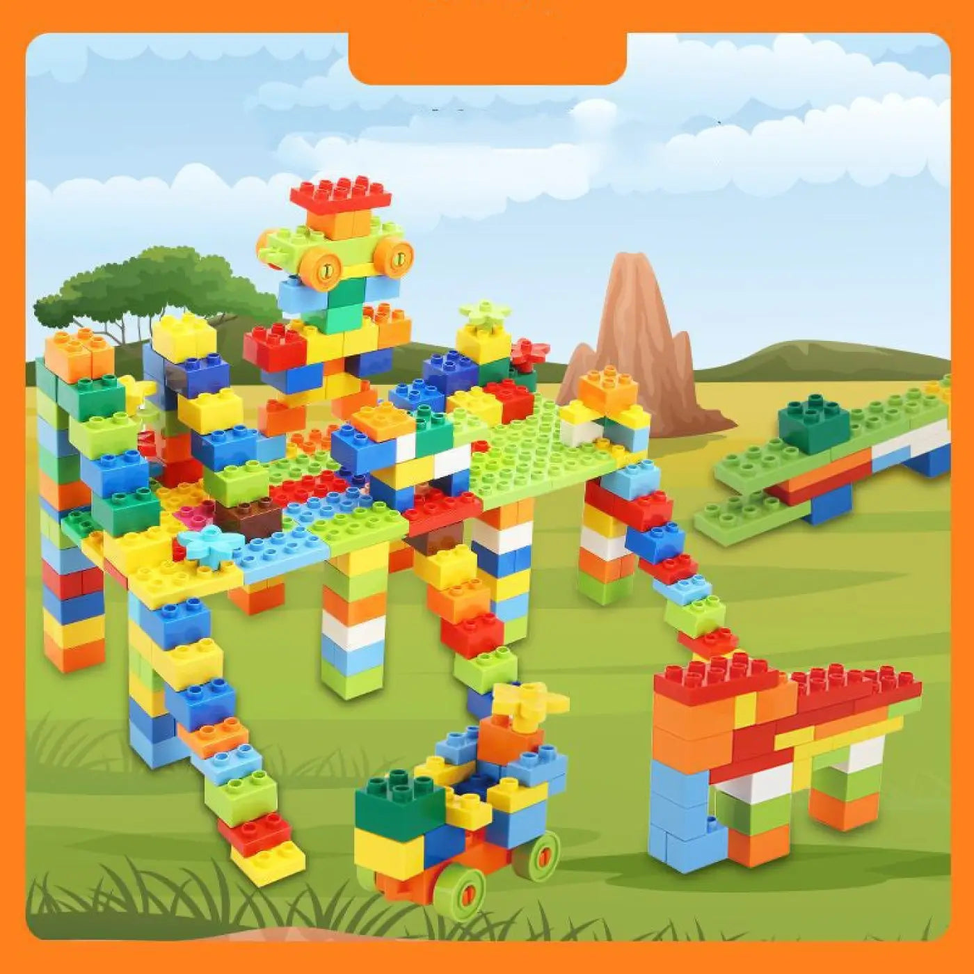The Ball Depot puzzle ball: Ball Chute Building Blocks