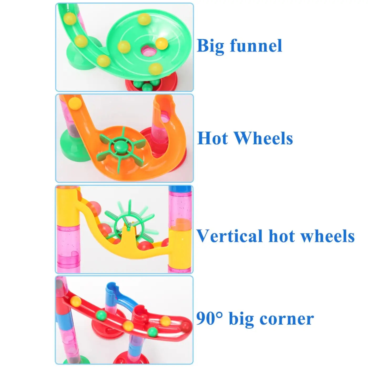 The Ball Depot kids balls: Ball track slide marble toy