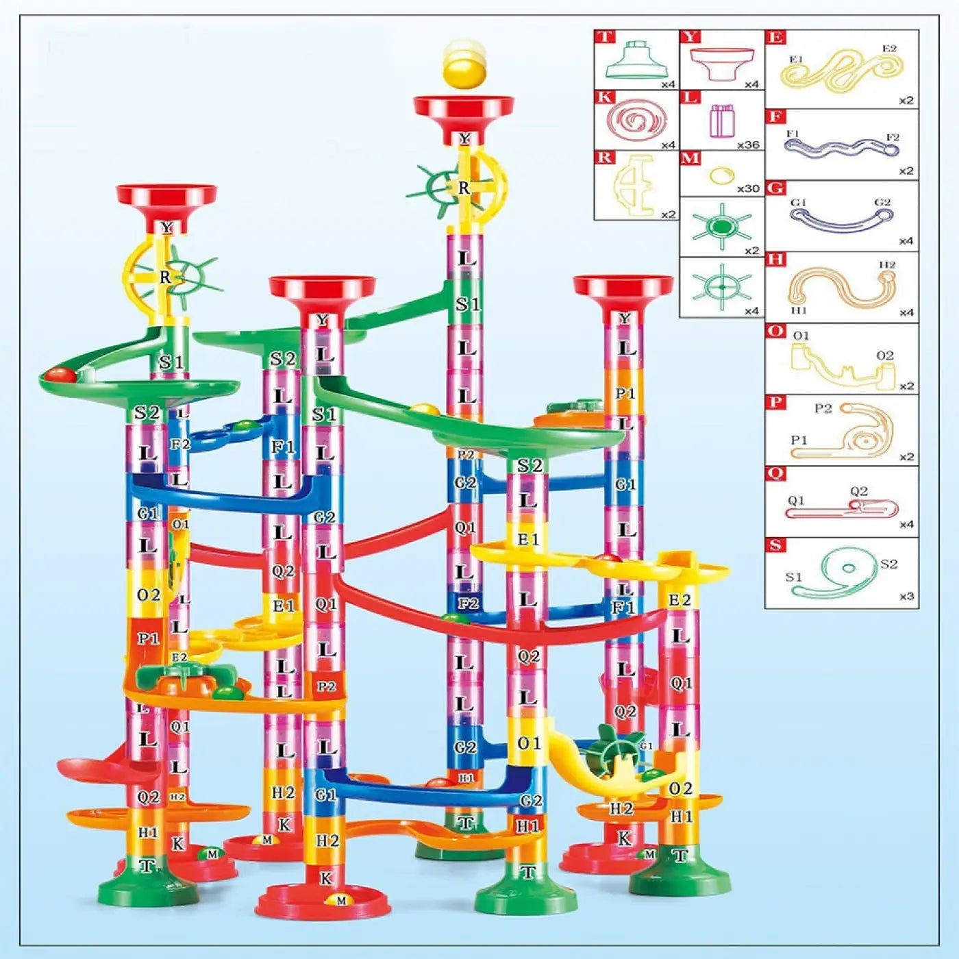 The Ball Depot kids balls: Ball track slide marble toy