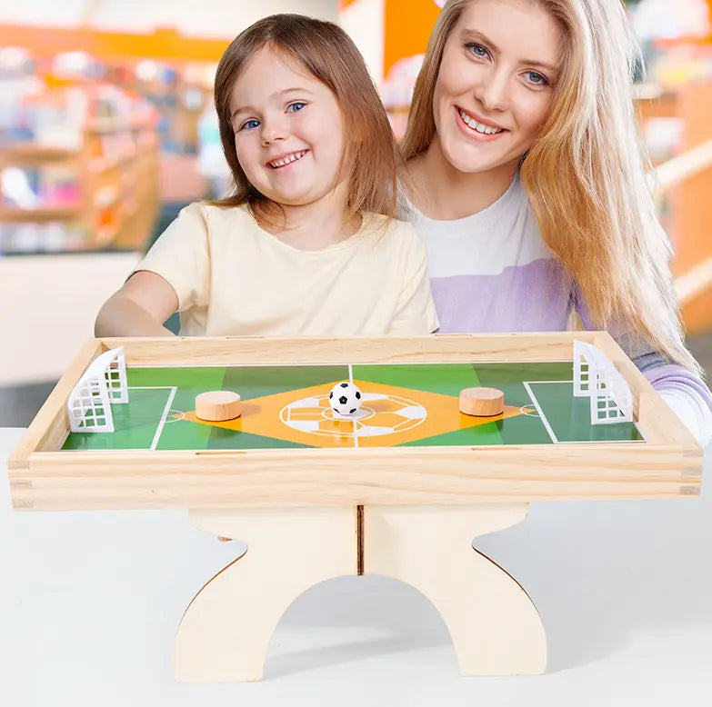Wooden Tabletop Football Children’s Soccer Game