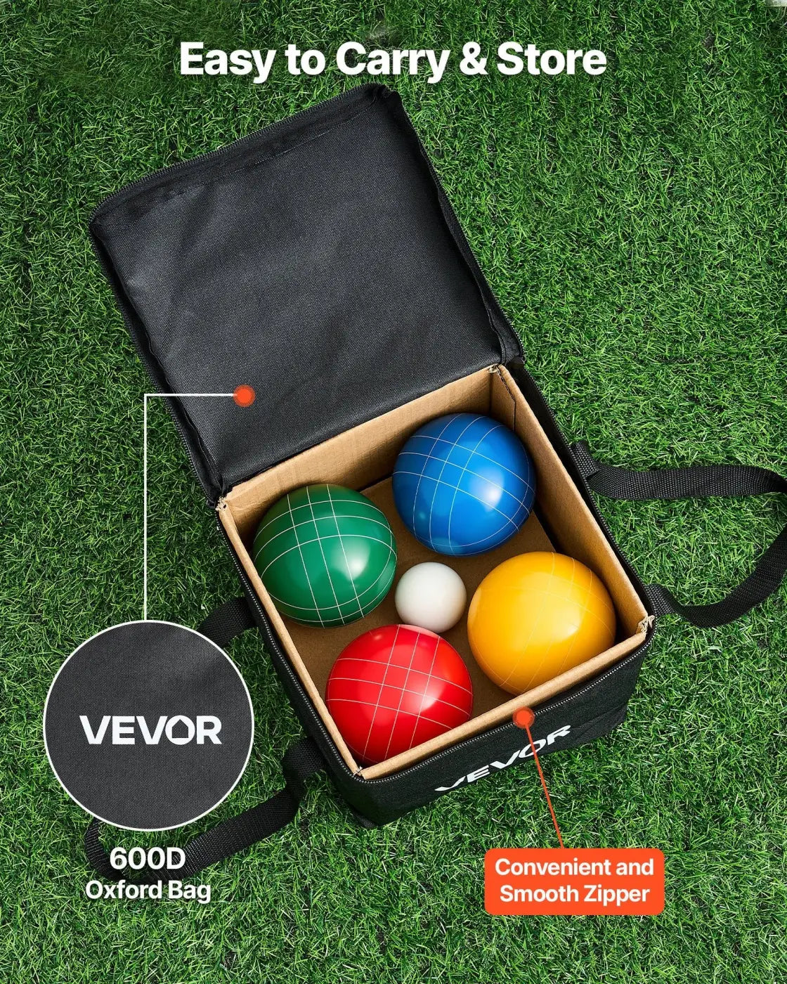 The Ball Depot Bocce Ball set: Bocce Ball Set With 8 Resin Balls