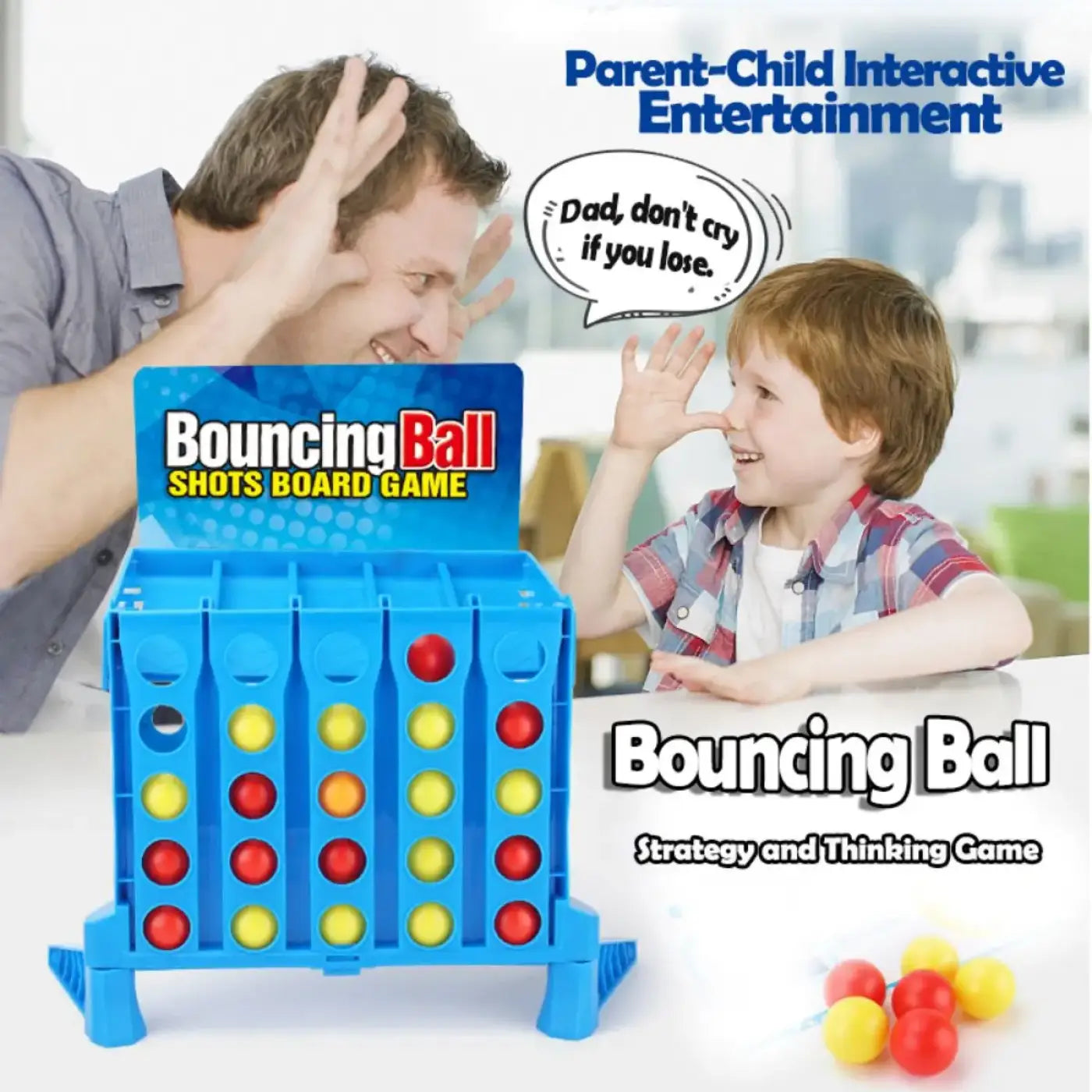 The Ball Depot ball game: Bouncing Ball Shots Board Game