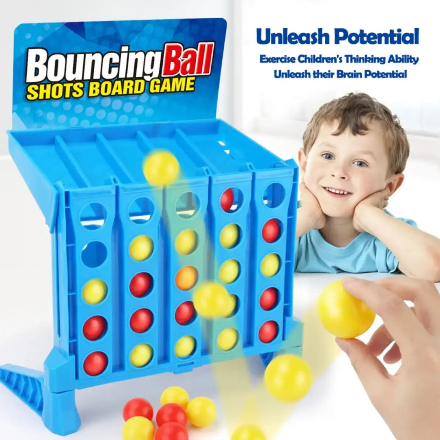 The Ball Depot ball game: Bouncing Ball Shots Board Game
