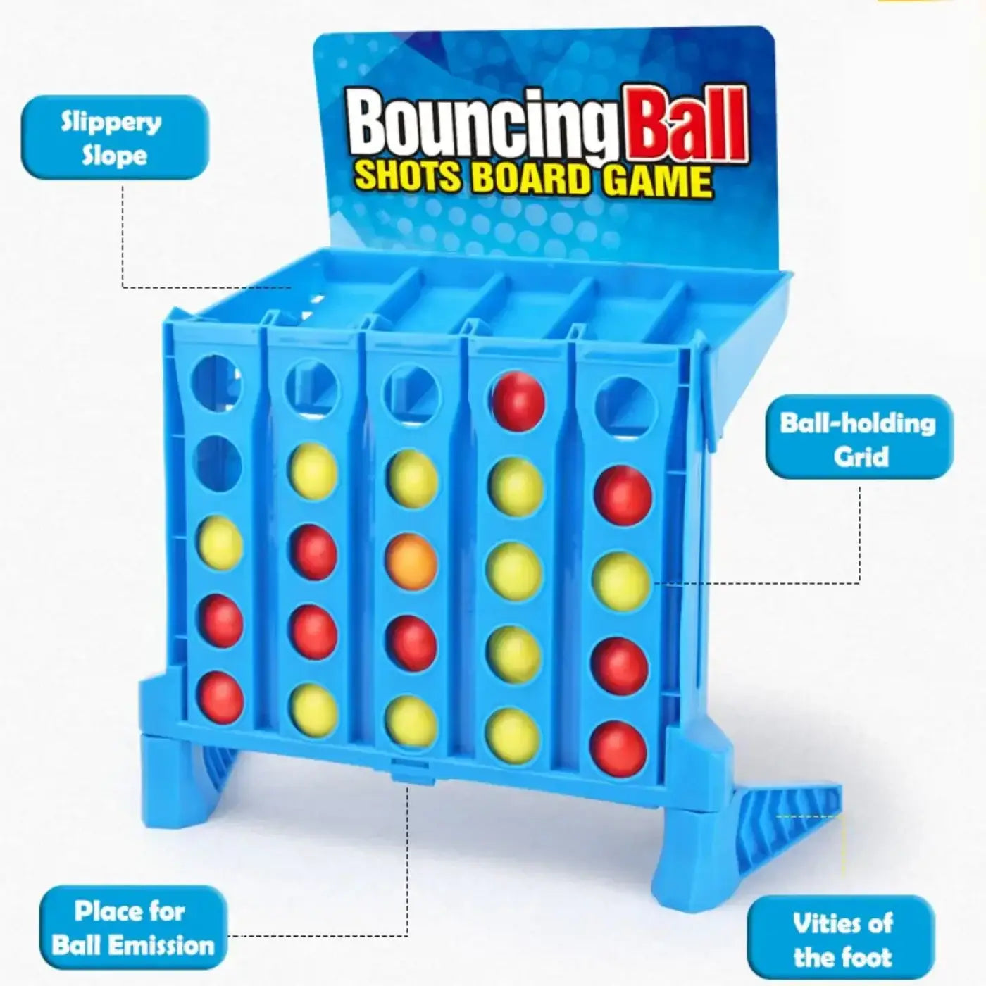 The Ball Depot ball game: Bouncing Ball Shots Board Game
