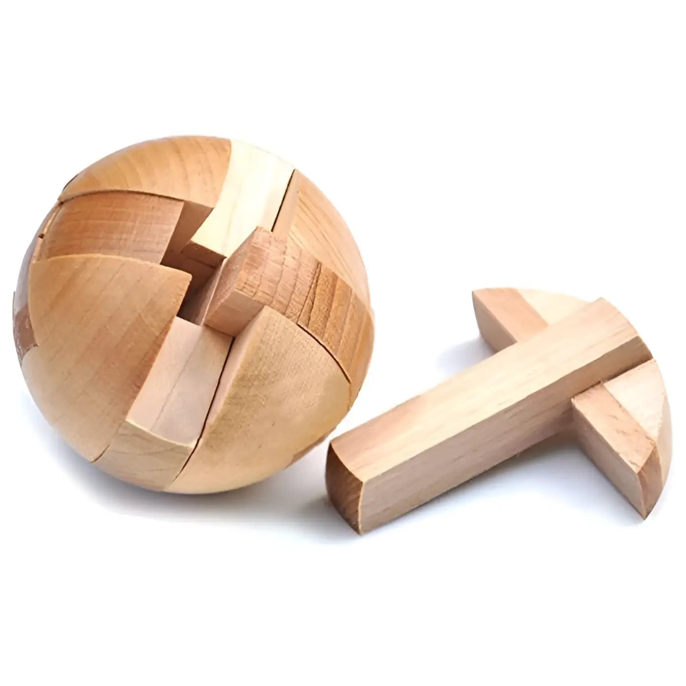 The Ball Depot puzzle ball: Brain Teaser Wooden Puzzle Ball
