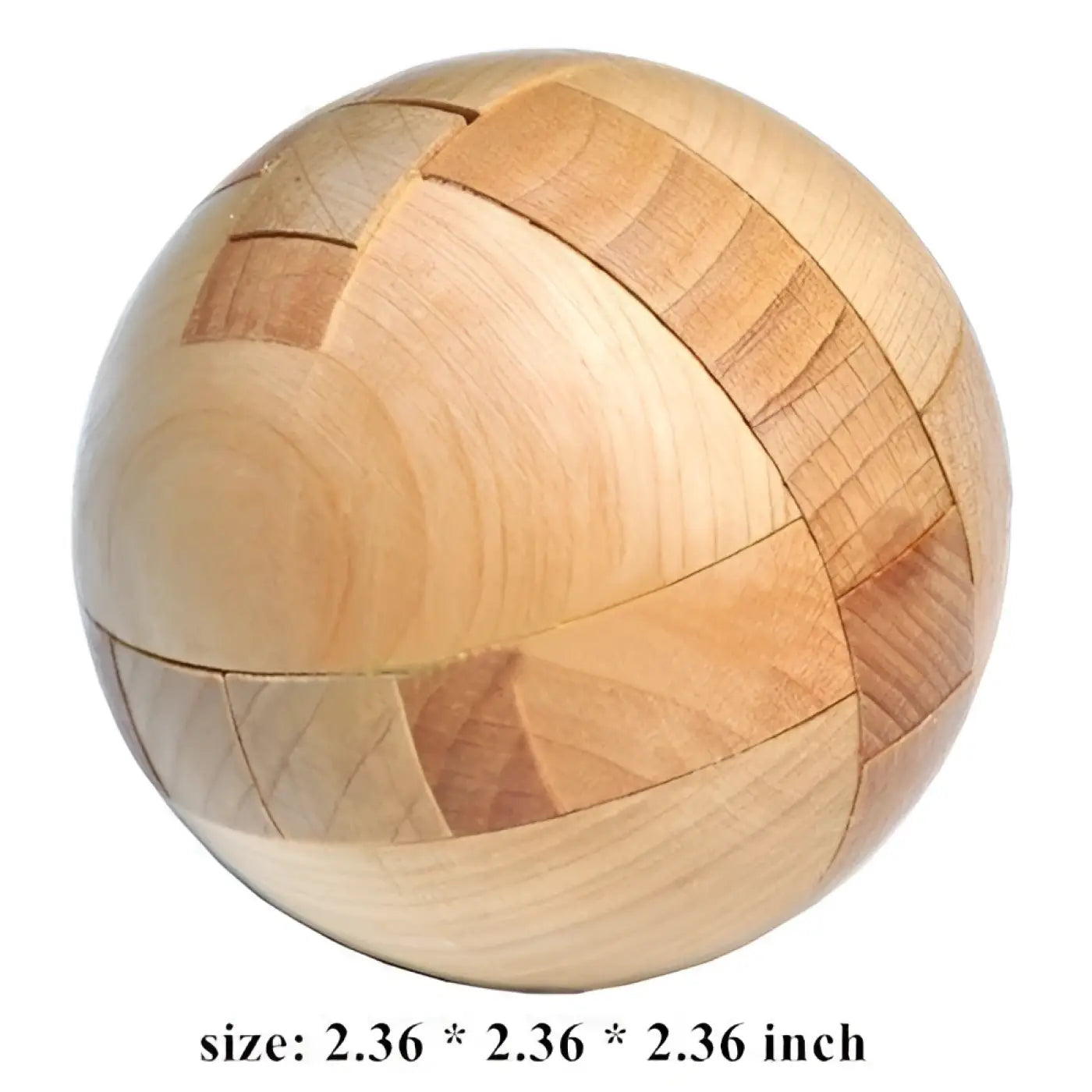 The Ball Depot puzzle ball: Brain Teaser Wooden Puzzle Ball