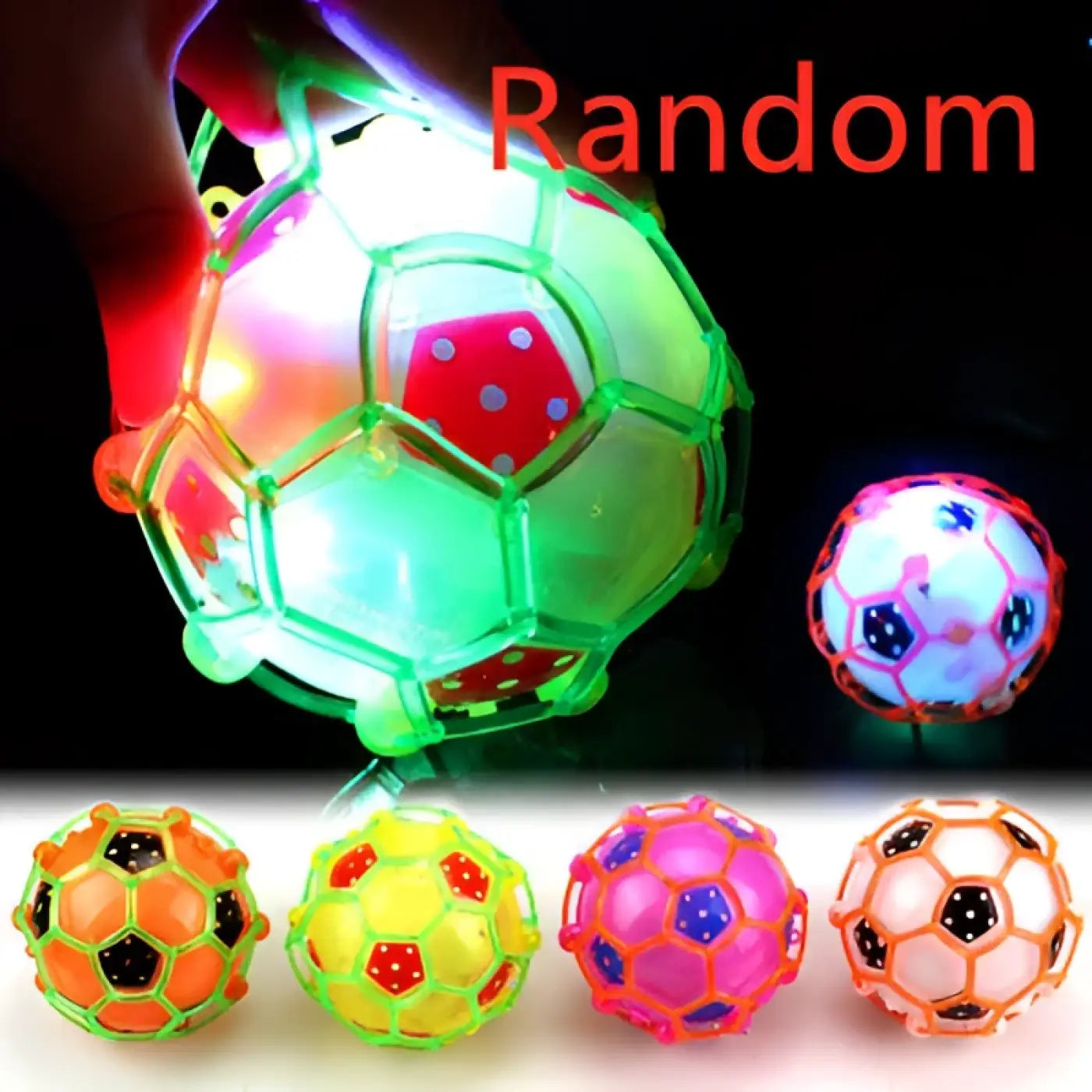 The Ball Depot bouncy ball: Bright Music Colorful Bouncy Ball
