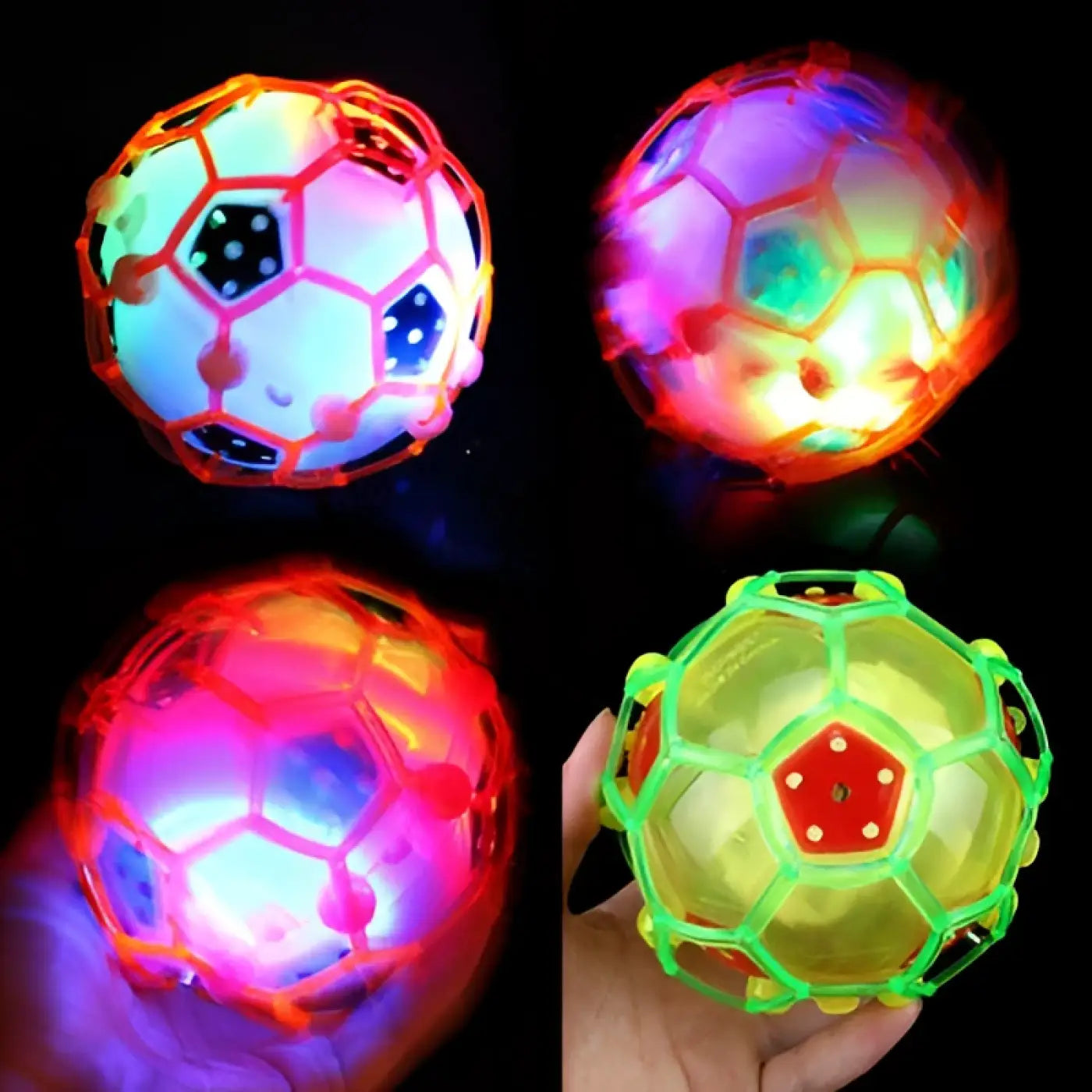 The Ball Depot bouncy ball: Bright Music Colorful Bouncy Ball