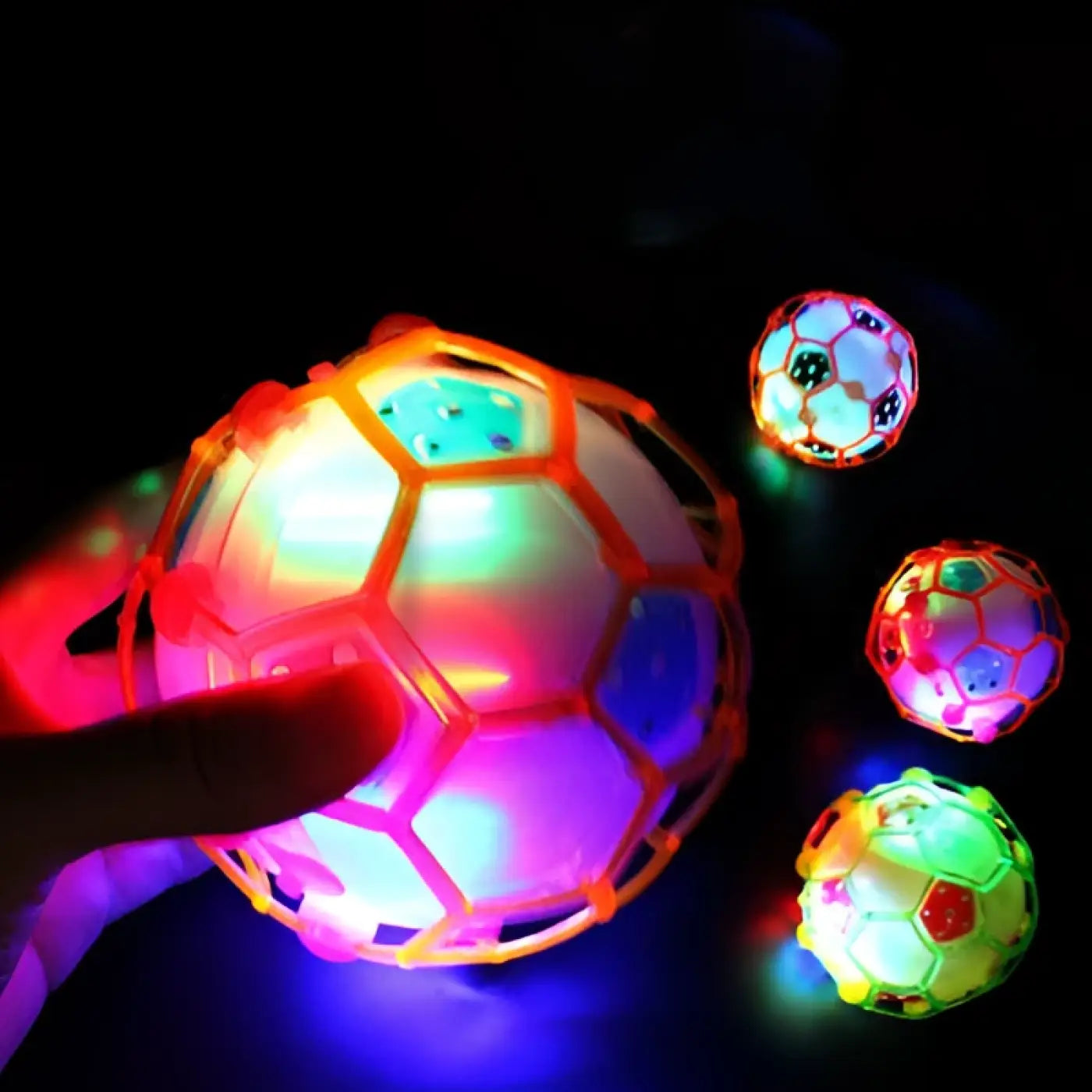 The Ball Depot bouncy ball: Bright Music Colorful Bouncy Ball