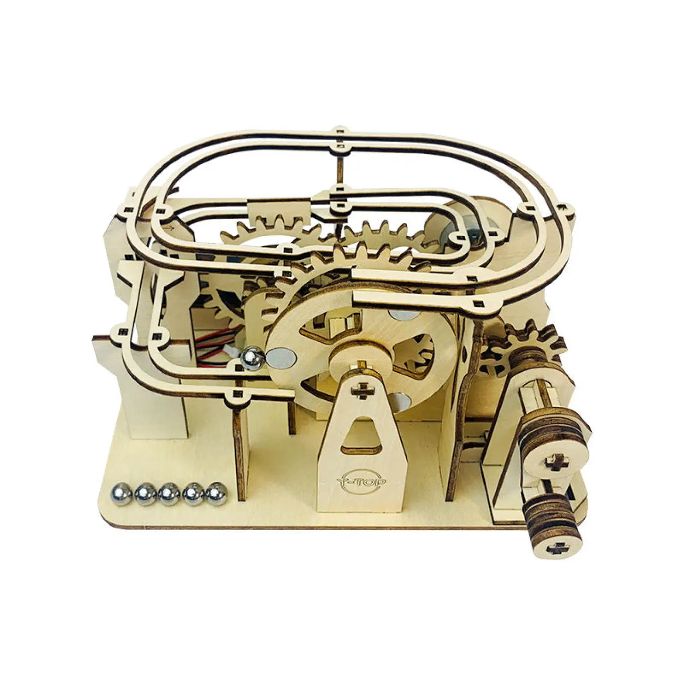 The Ball Depot puzzle ball: Building Track Ball Wooden Puzzle