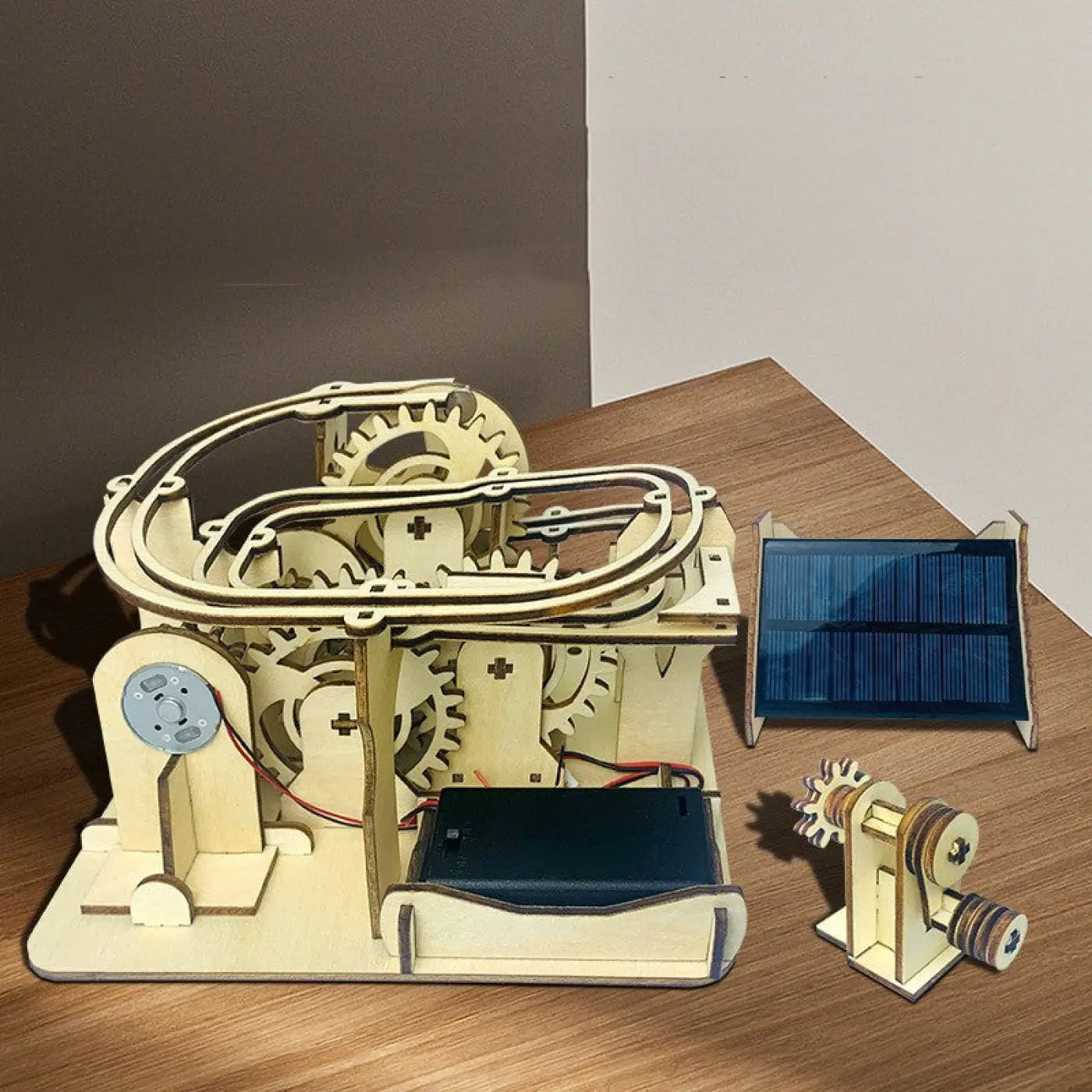 The Ball Depot puzzle ball: Building Track Ball Wooden Puzzle