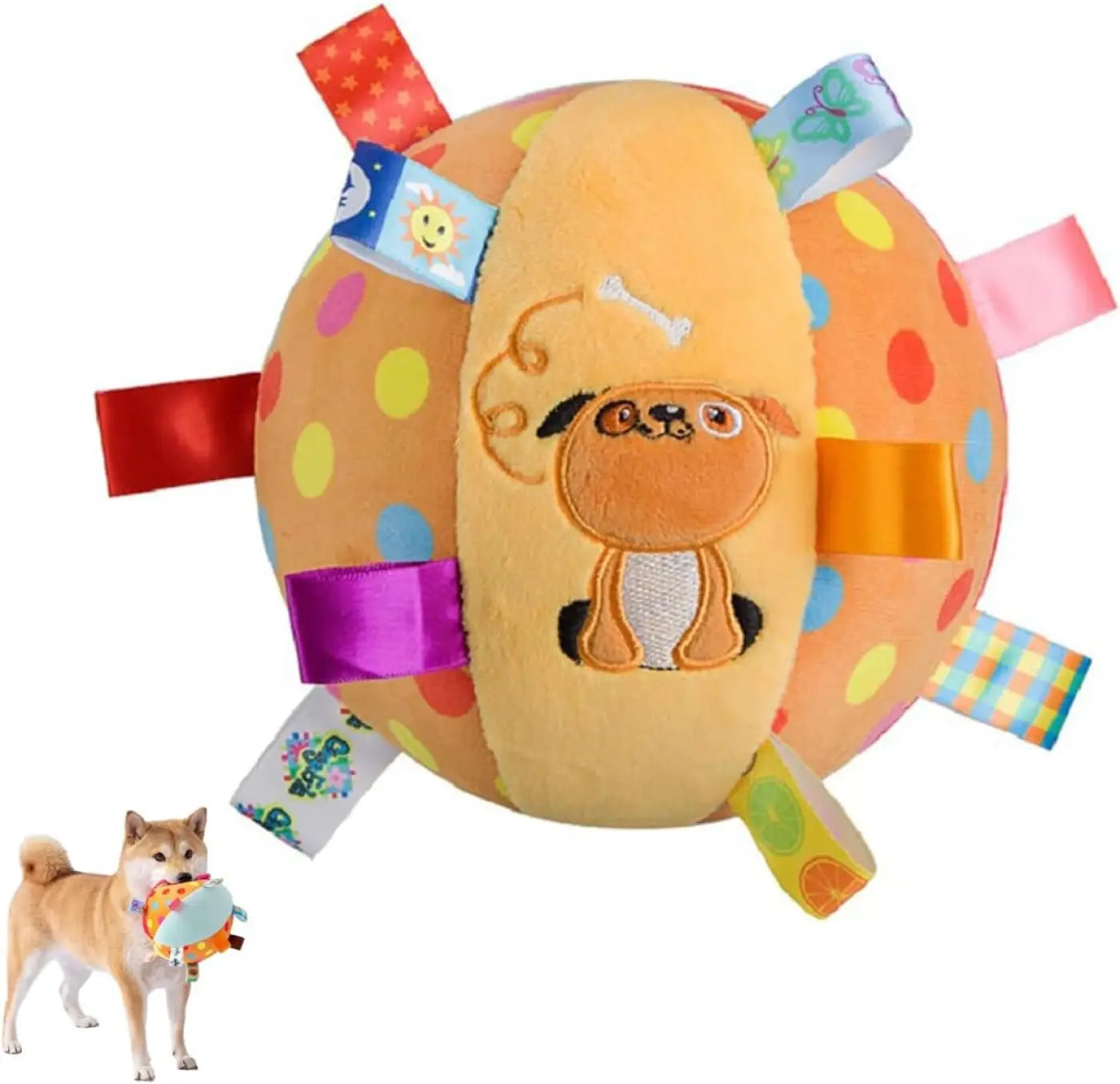 The Ball Depot dog ball: Built-in Chimes And Squeaky Balls For Dogs
