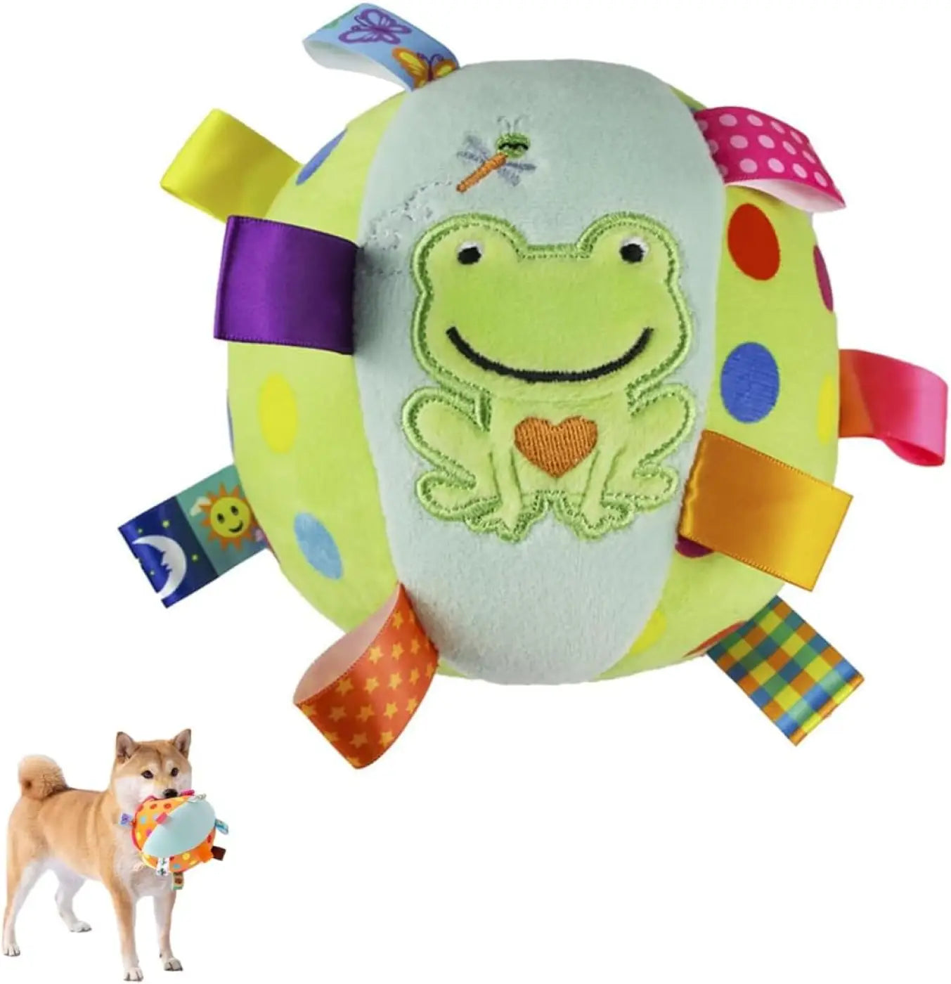 The Ball Depot dog ball: Built-in Chimes And Squeaky Balls For Dogs