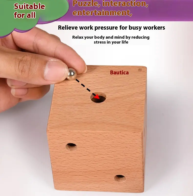 Wooden Labyrinth Ball puzzle