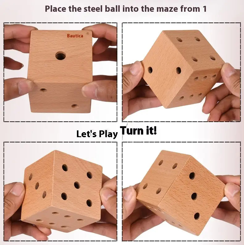 Wooden Labyrinth Ball puzzle