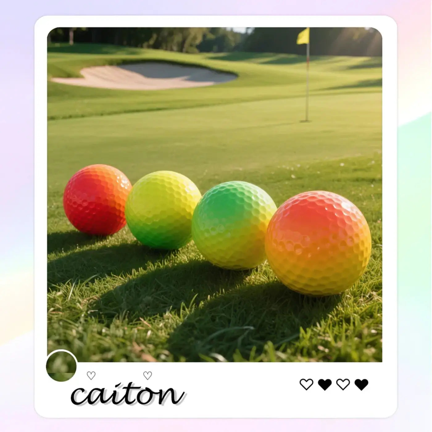 The Ball Depot golf ball: Caiton 12/3PCS Pro Gradient Golf Balls