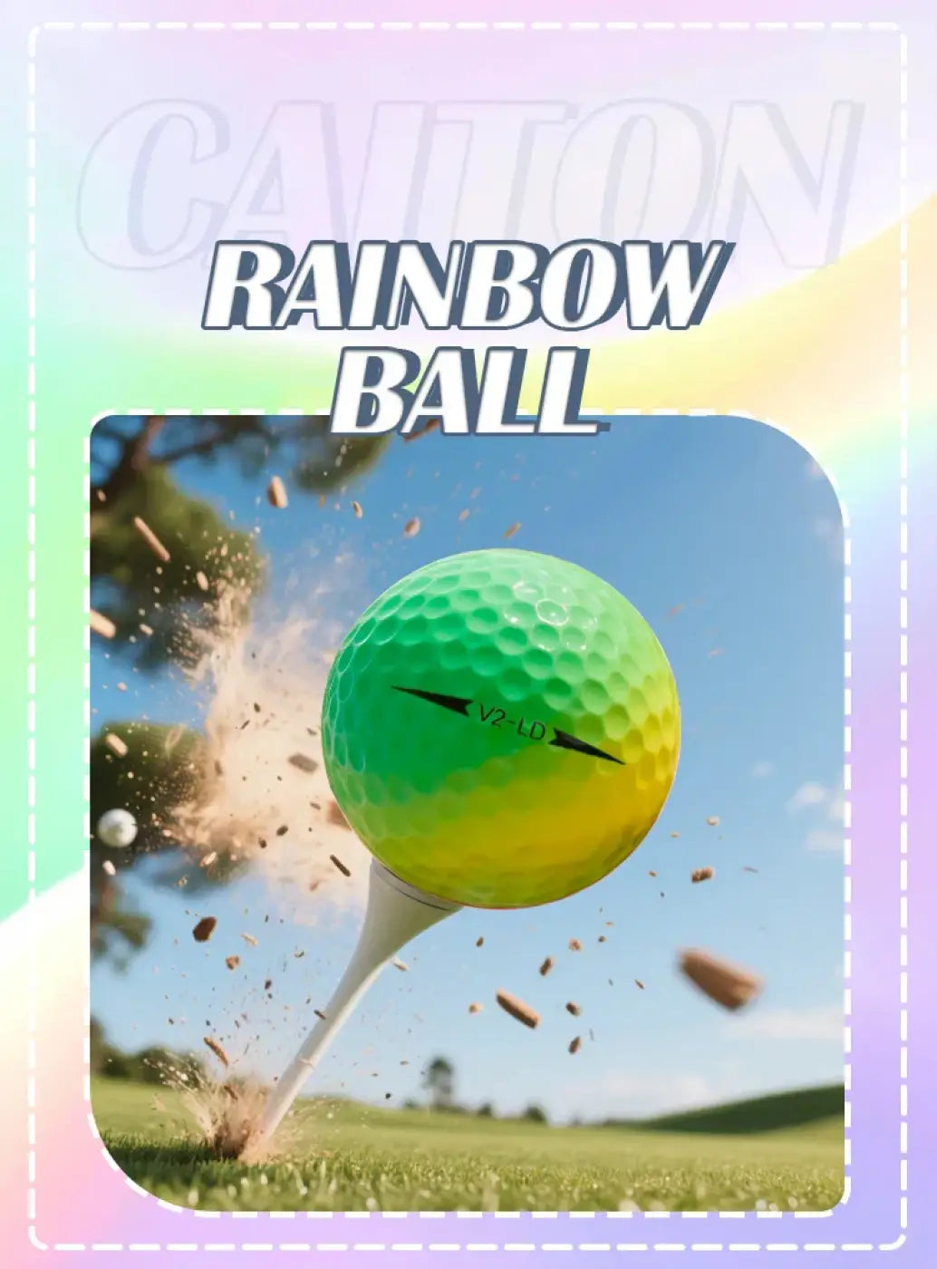 The Ball Depot golf ball: Caiton 12/3PCS Pro Gradient Golf Balls