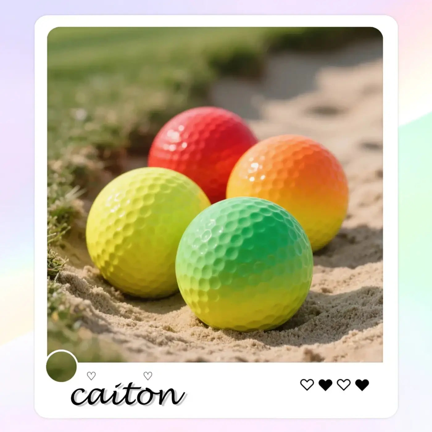 The Ball Depot golf ball: Caiton 12/3PCS Pro Gradient Golf Balls
