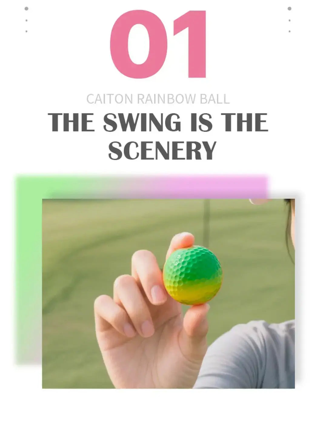 The Ball Depot golf ball: Caiton 12/3PCS Pro Gradient Golf Balls