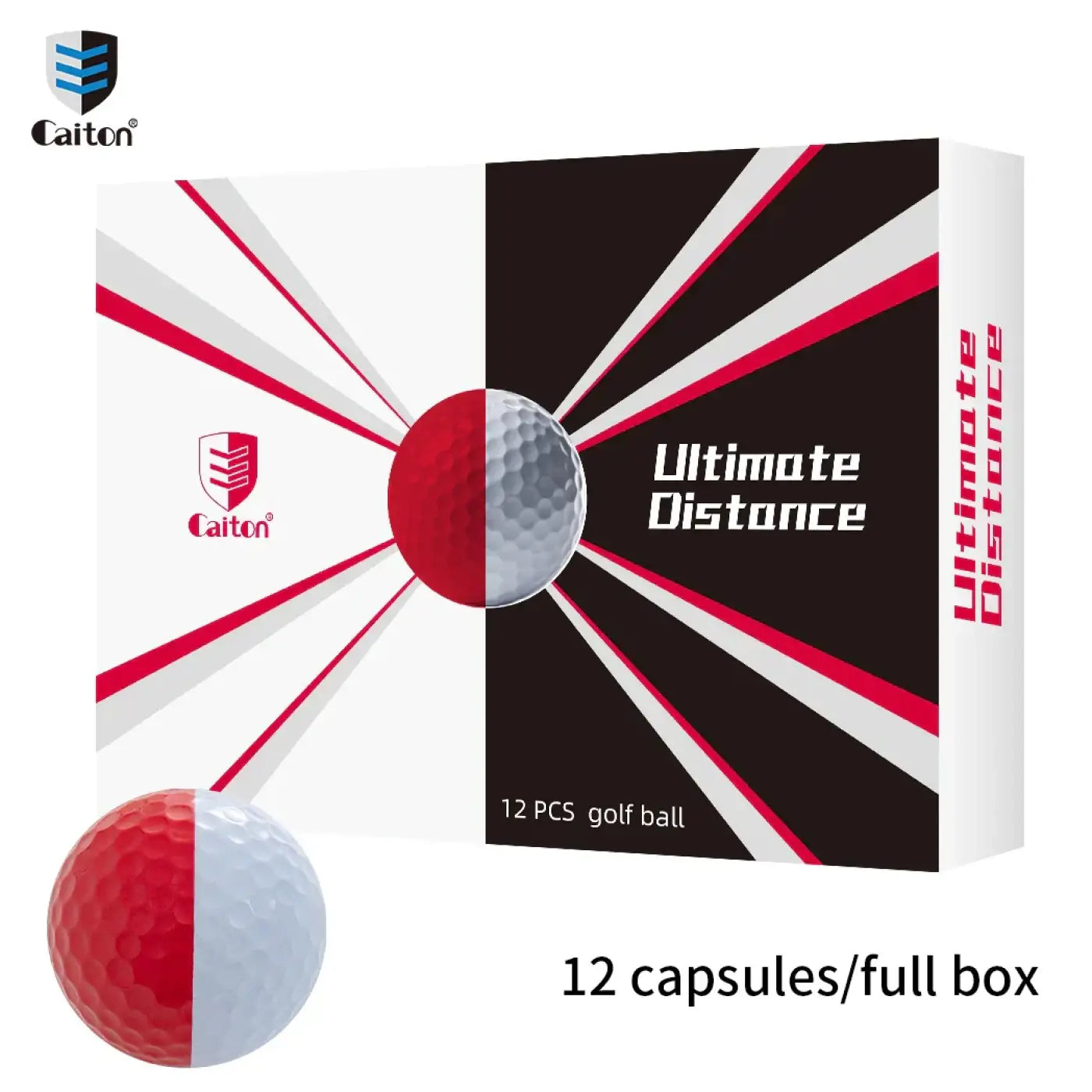 The Ball Depot golf ball: Caiton 12/6/3pcs Three-layer High Rebound pro Ball