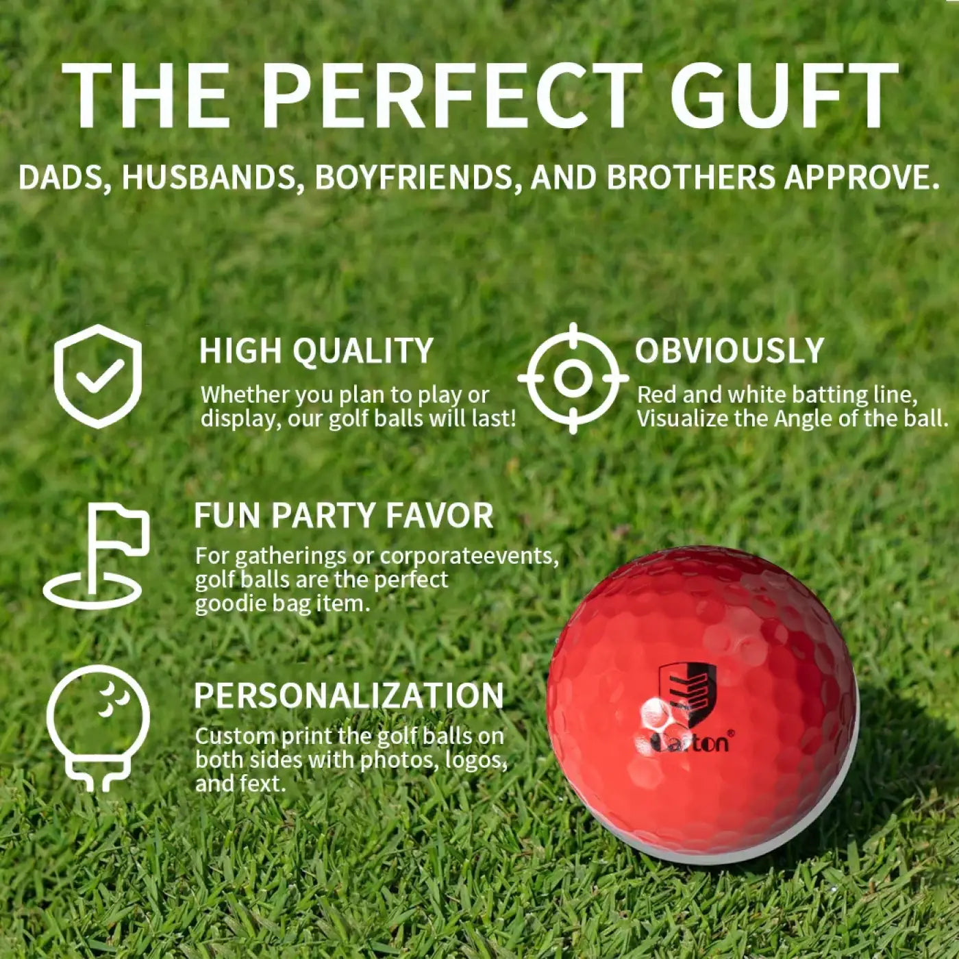 The Ball Depot golf ball: Caiton 12/6/3pcs Three-layer High Rebound pro Ball