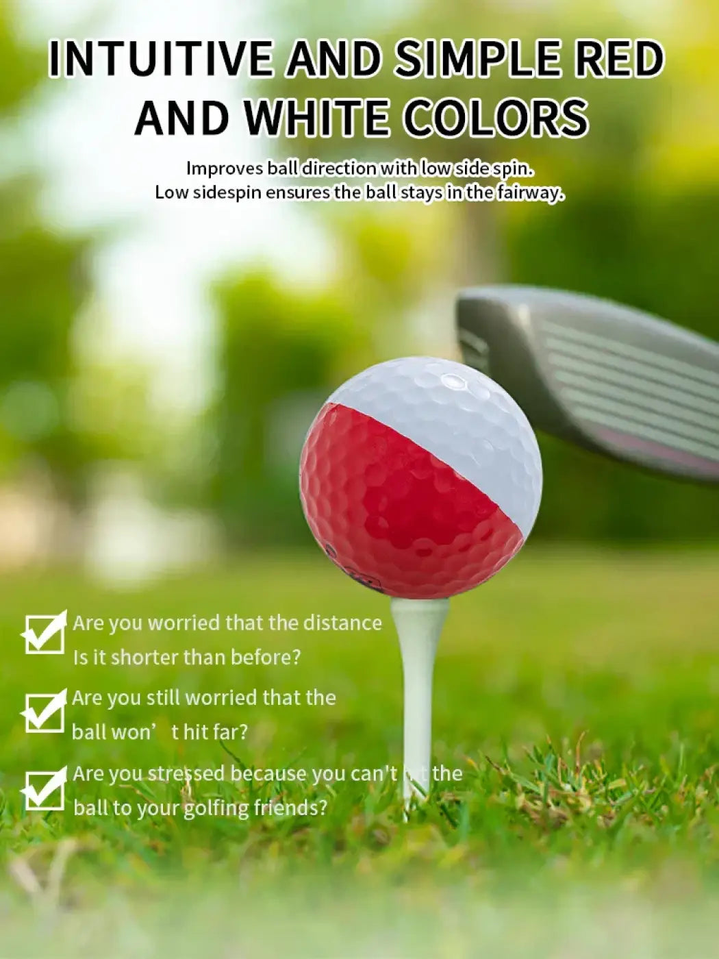 The Ball Depot golf ball: Caiton 12/6/3pcs Three-layer High Rebound pro Ball