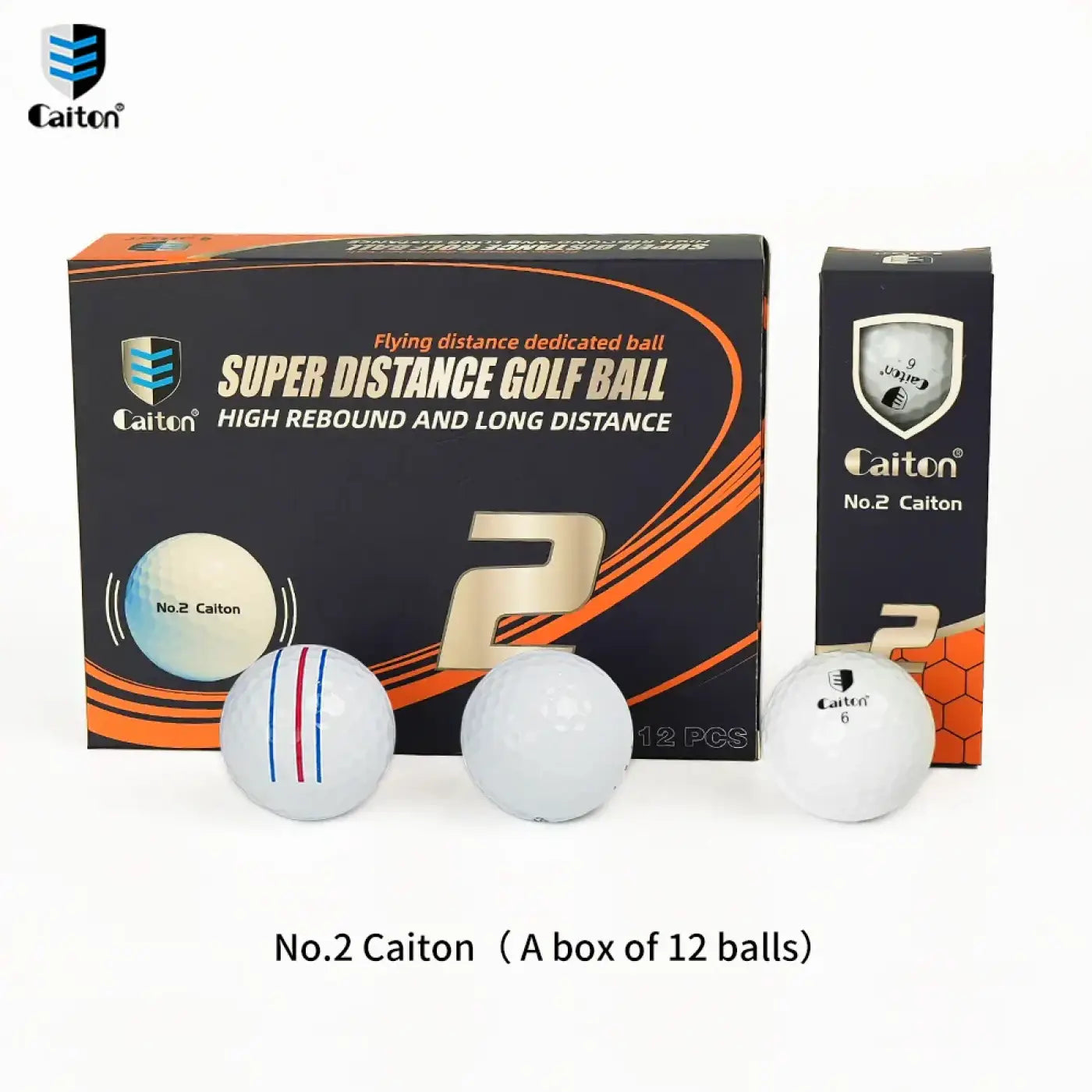 The Ball Depot golf ball: Caiton 12pcs Super Long Distance Golf Ball