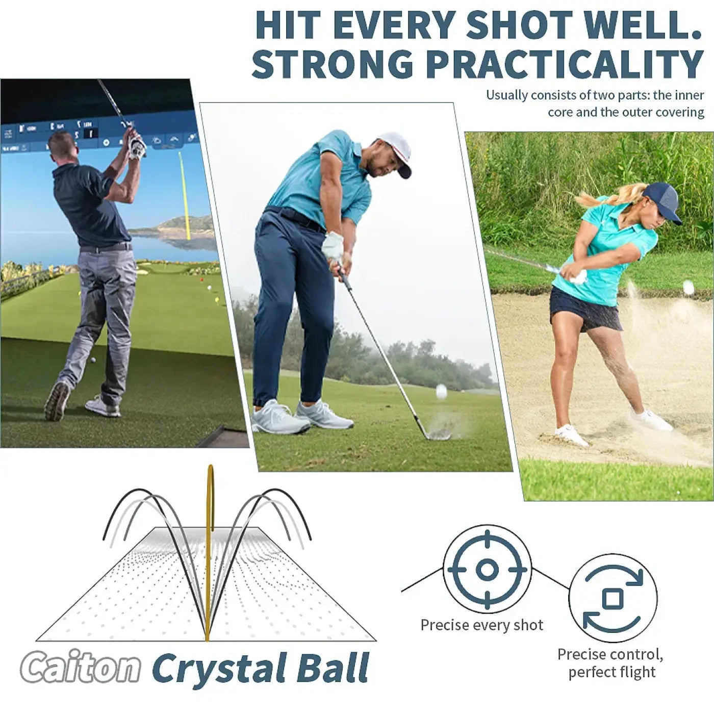 The Ball Depot golf ball: Caiton Blue Golf Balls – 12/6/3pcs