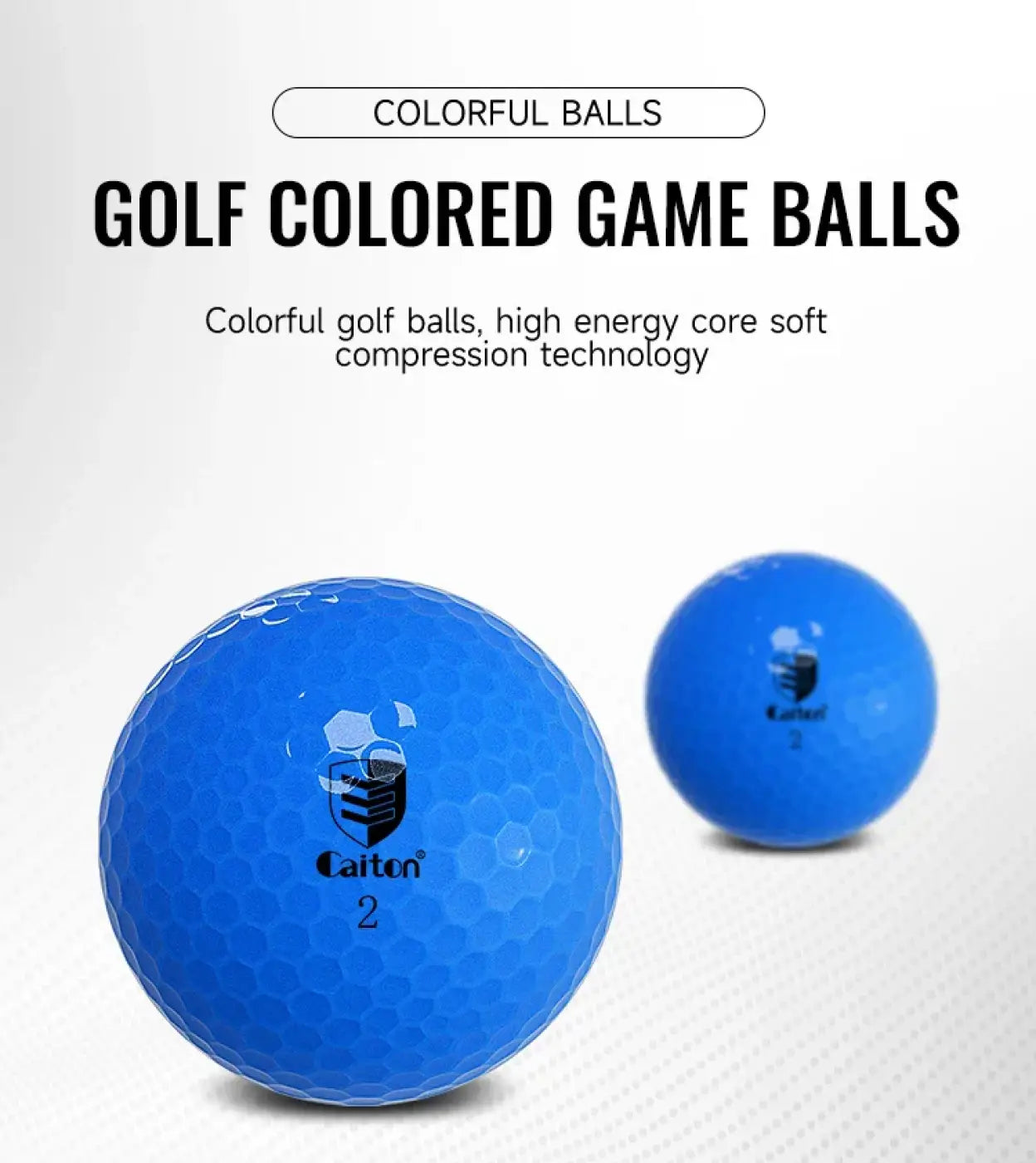 The Ball Depot golf ball: Caiton Blue Golf Balls – 12/6/3pcs
